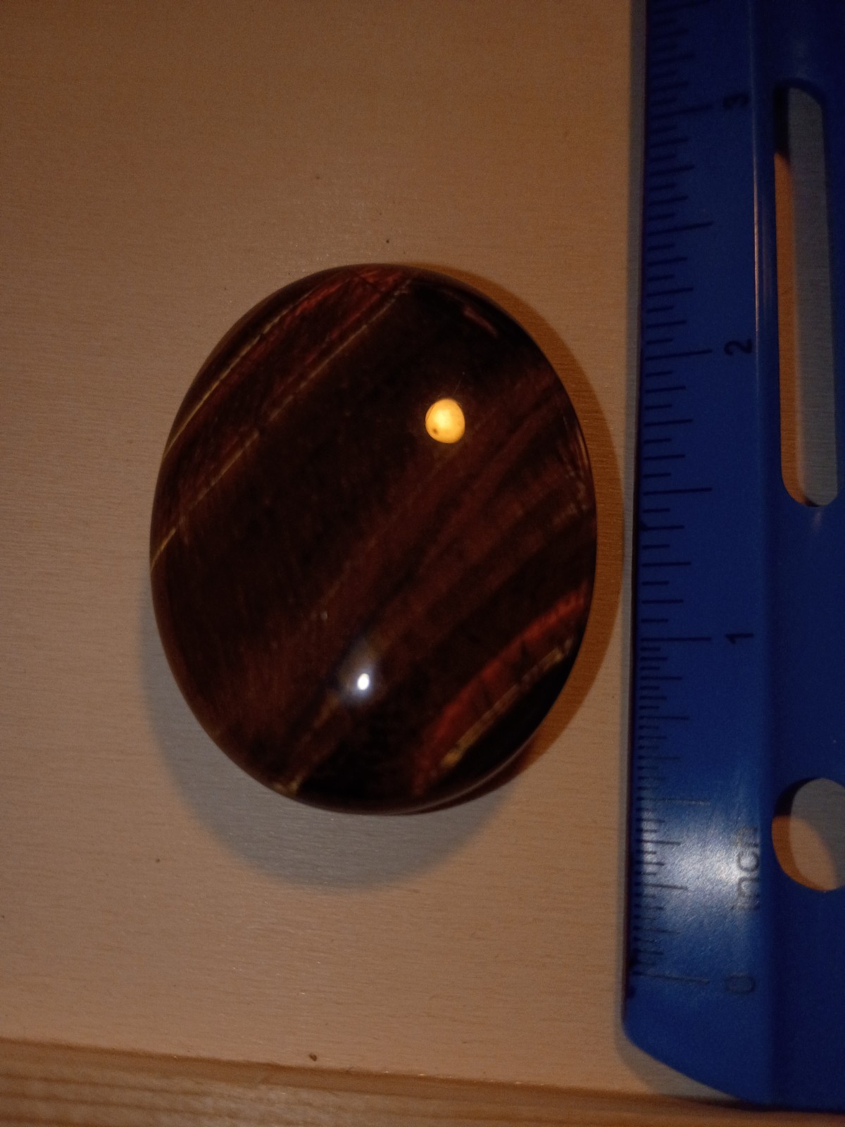 Tiger Eye Stone Polished 35.55 Grams 100% Genuine Natural Tiger Eye
