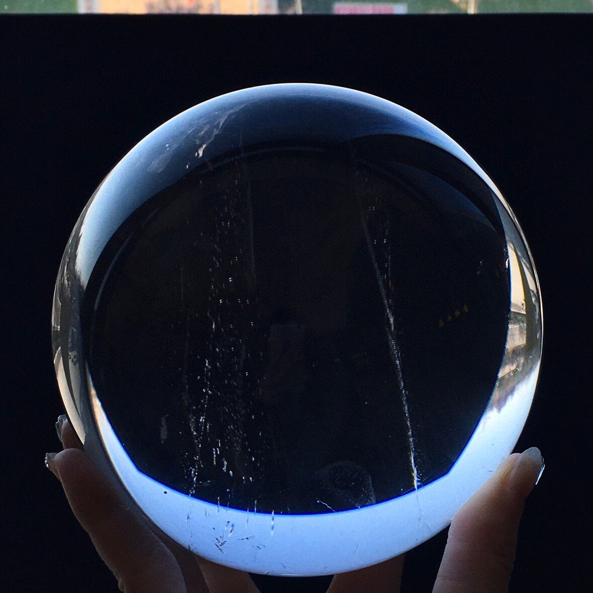 6.6LB Top Natural Clear Quartz Sphere Crystal Ball Reiki Meditation Gems Gifts