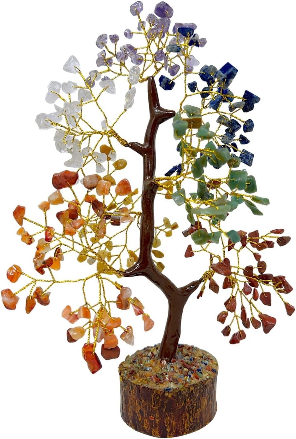 7 Chakra Crystals Tree of Life Energy Healing Stones, Birthday Gifts – 10 PCS
