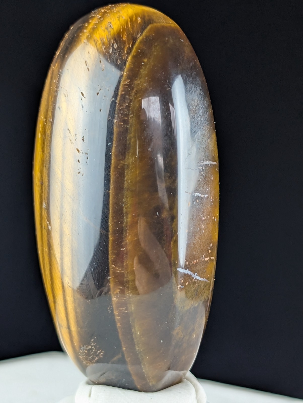 Tiger Eye Palm Stone Crystal Palmstone Worry Fidget Gemstone Tigerseye Reiki
