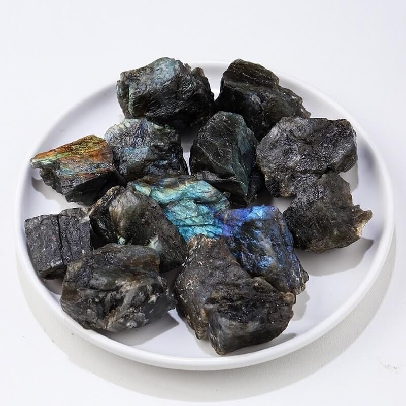 Labradorite Raw Crystal Rough Mineral Stone Energy Stone Home Decor Gifts