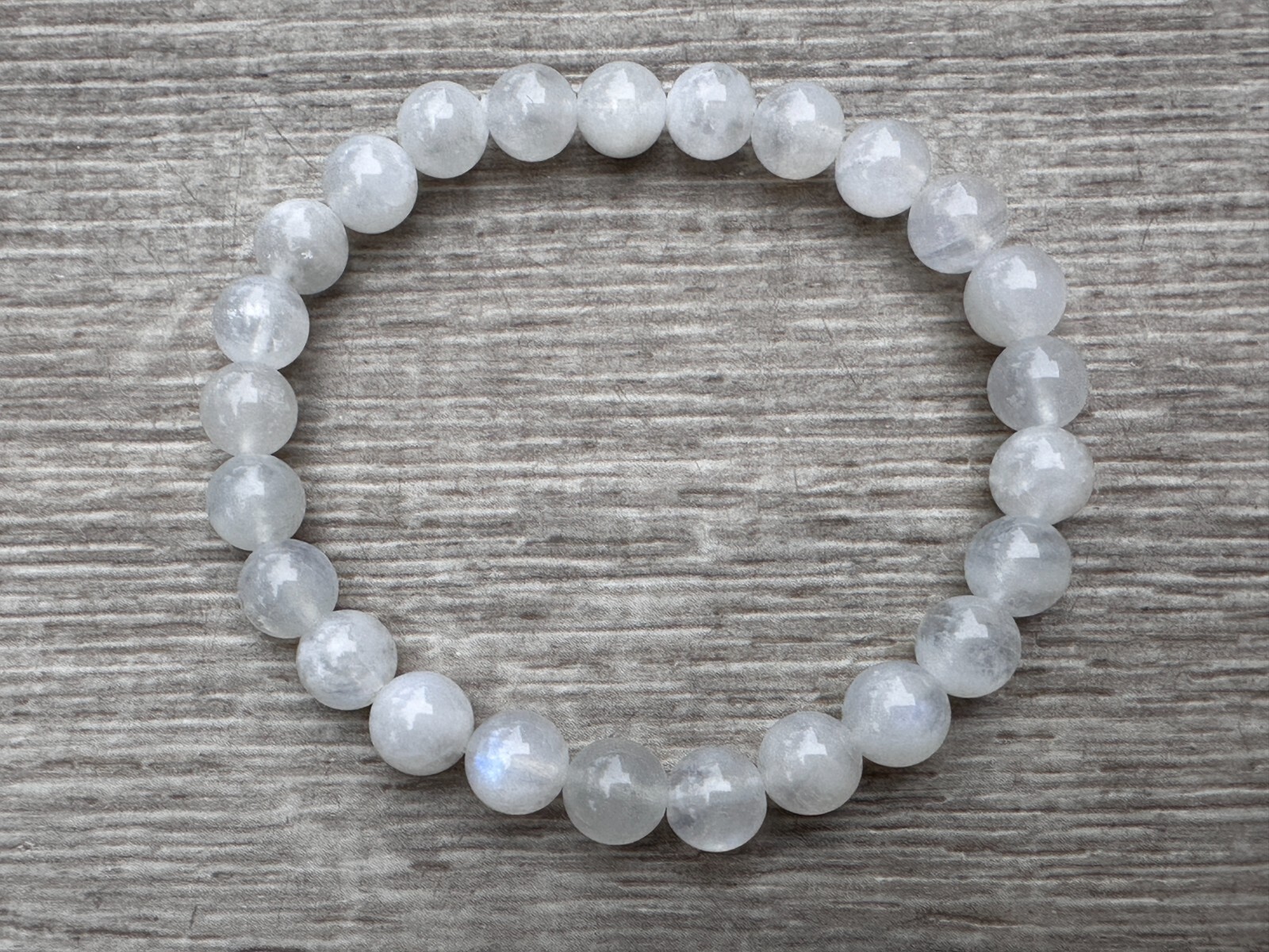 Grade A++ Rainbow Moonstone Crystal Bead Bracelet 6-7 mm, Wholesale Bulk Lot