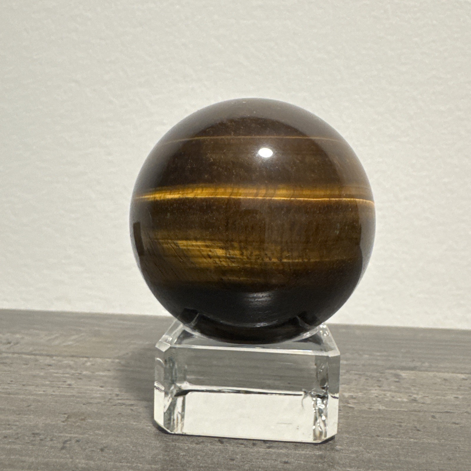 Tiger Eye Crystal Sphere 174 Grams 50 mm
