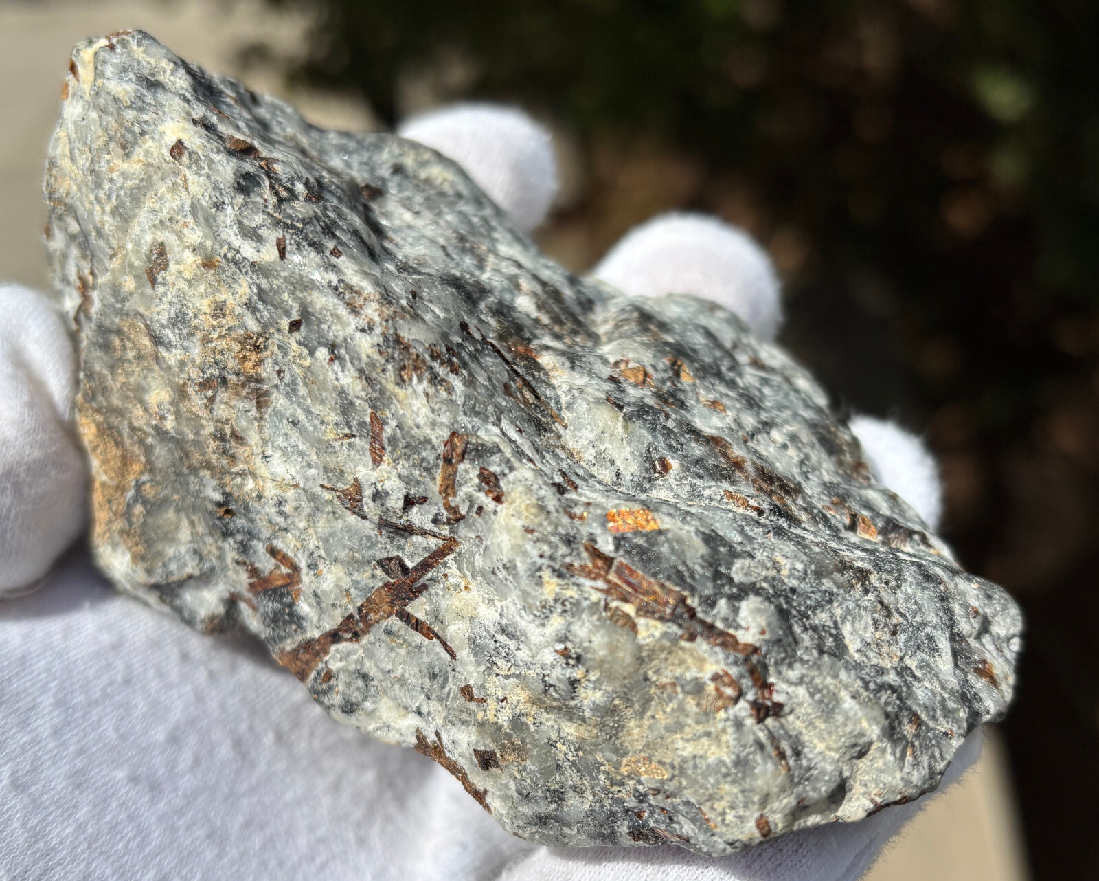 USA SALE SEE VIDEO 4″ 309g 2/3LB AUTHENTIC ASTROPHYLLITE ROUGH SPECIMEN LAPIDARY
