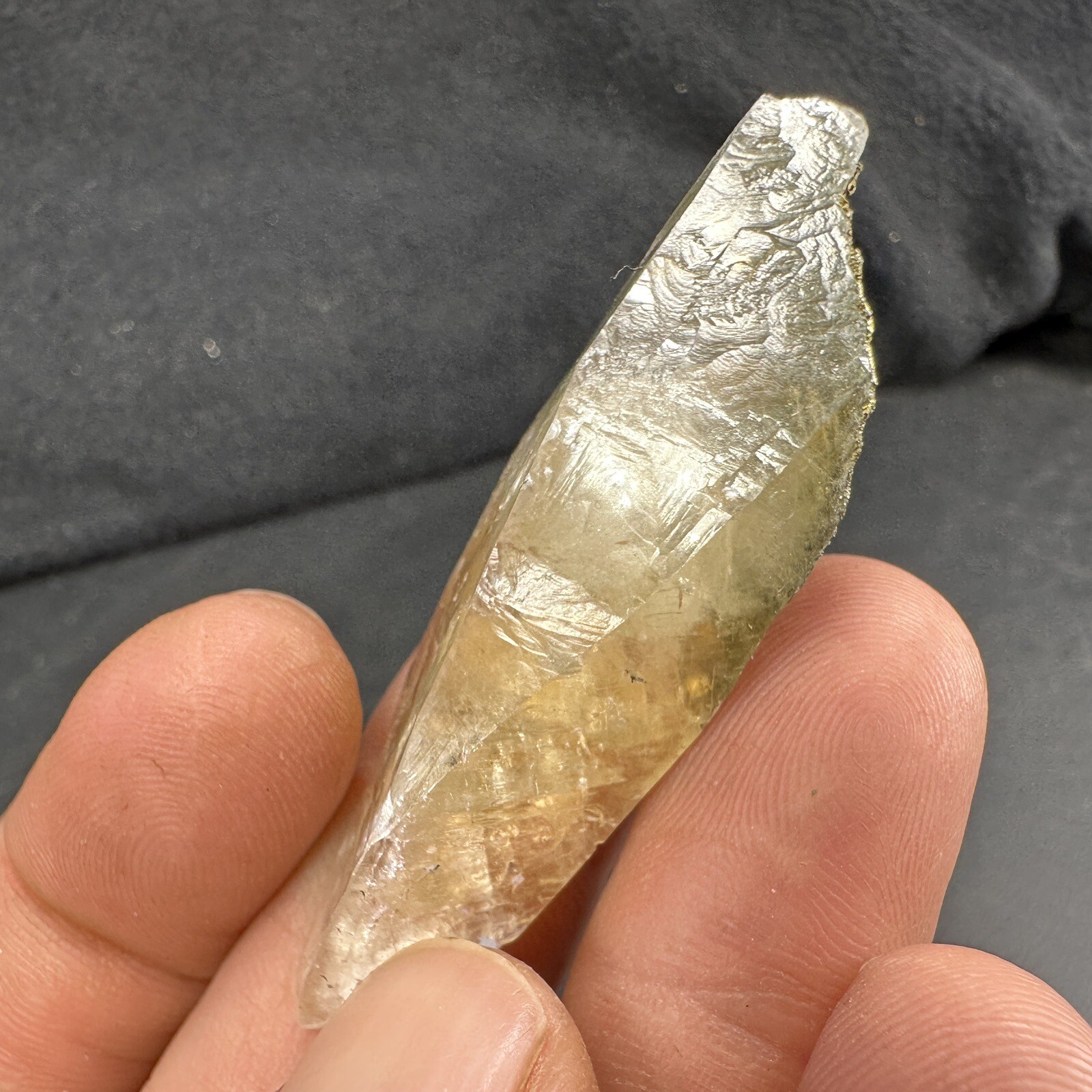 Calcite Crystal with Chalcopyrite Matrix / Missouri