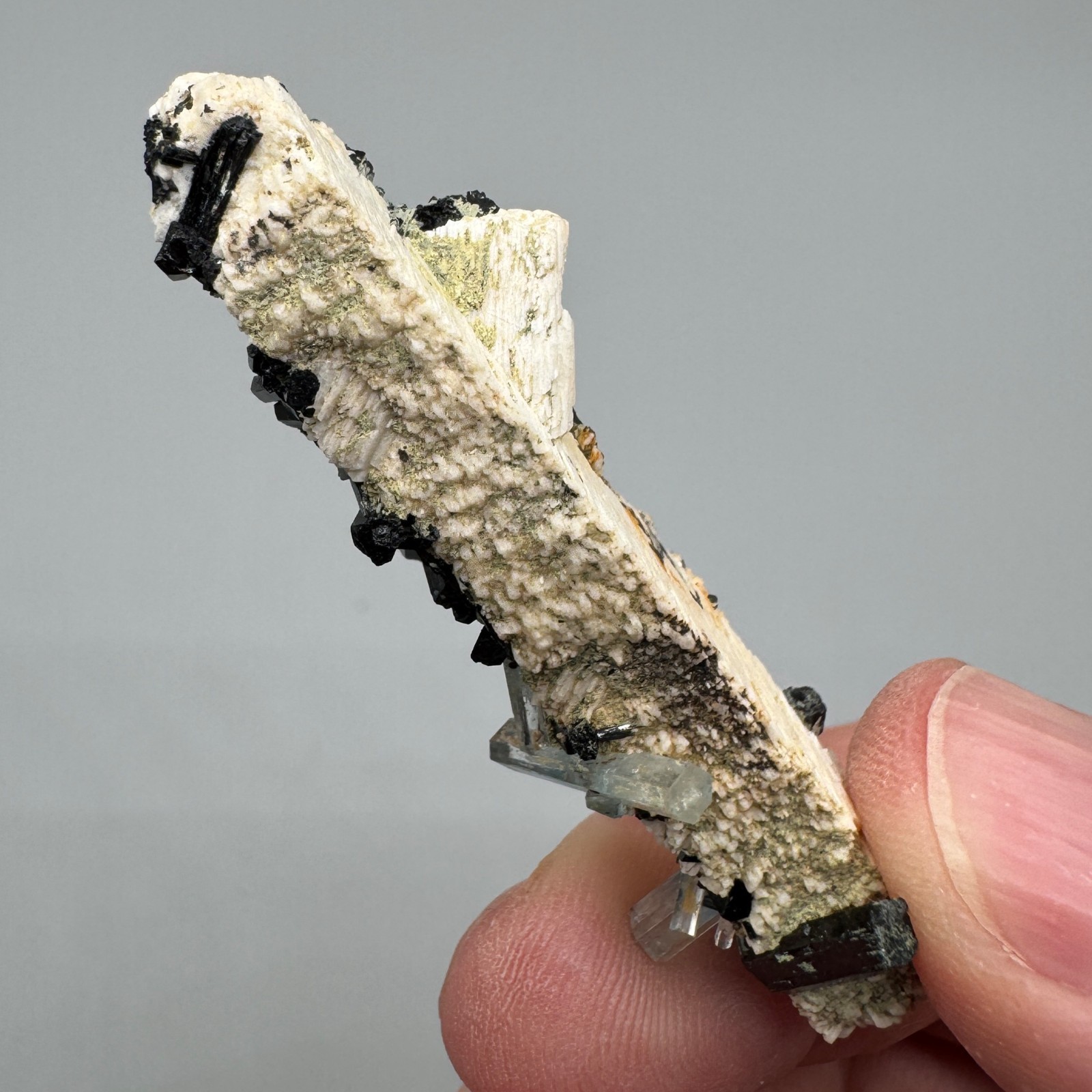 Aquamarine, Schorl, Feldspar Combo from Erongo, Namibia – Fine Mineral Specimen