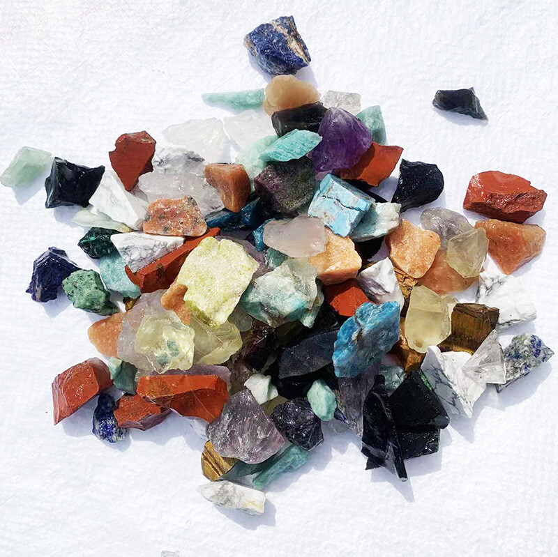 1/2 Lb Lot Natural Crystals Mineral Specimens Mixed Gemstones