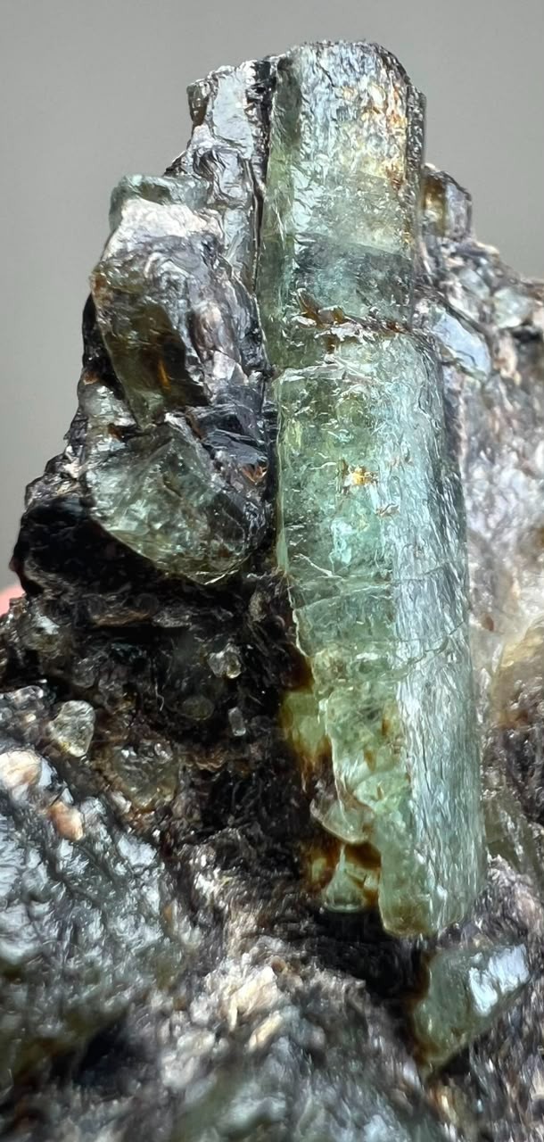 105CT, Transparent Green Emerald Huge Crystals Bunch Specimen @Chitral Pakistan