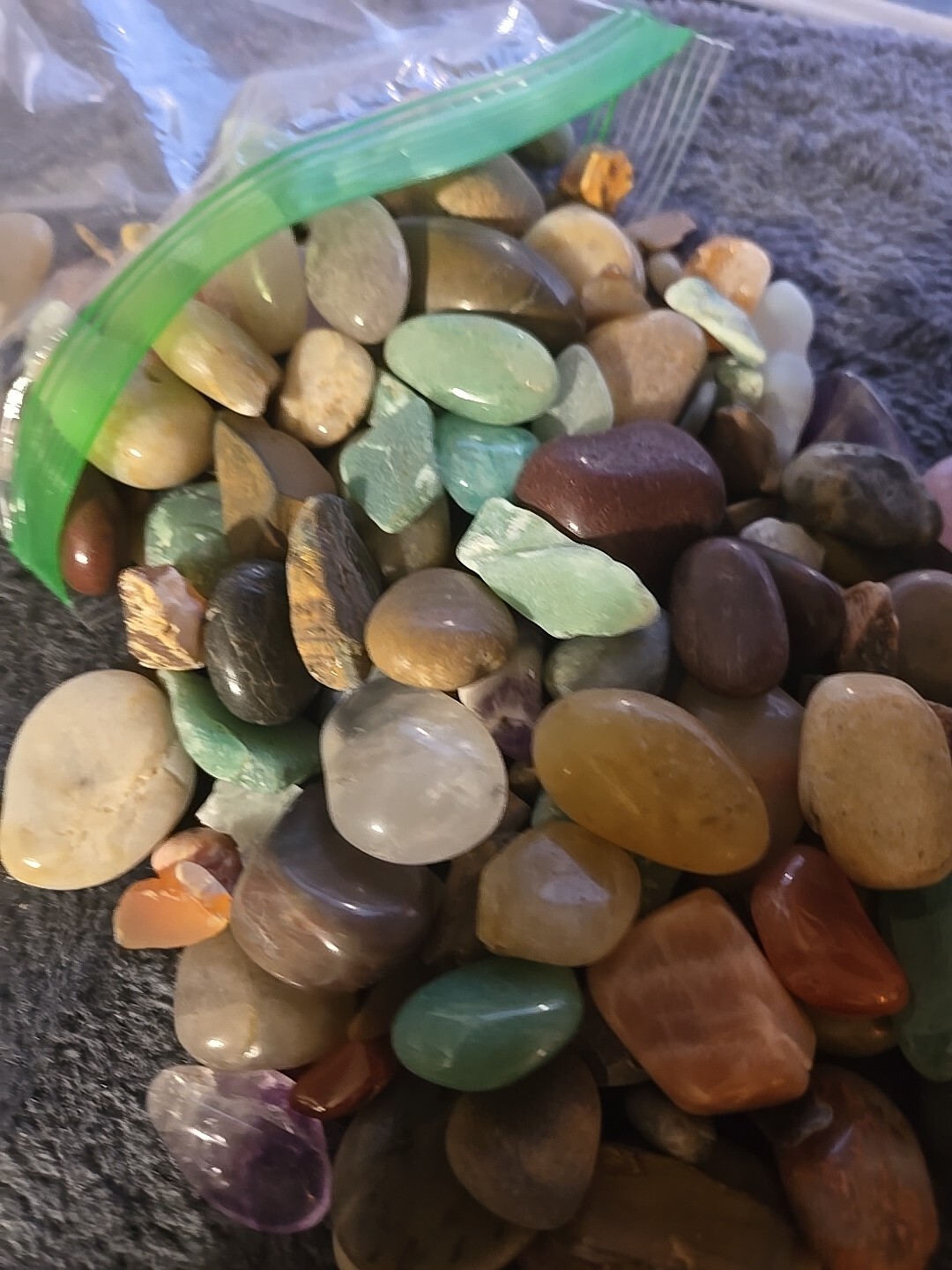 polished and raw stones . Great for jewelry, making. Jadeit, Amethyst Amitrine