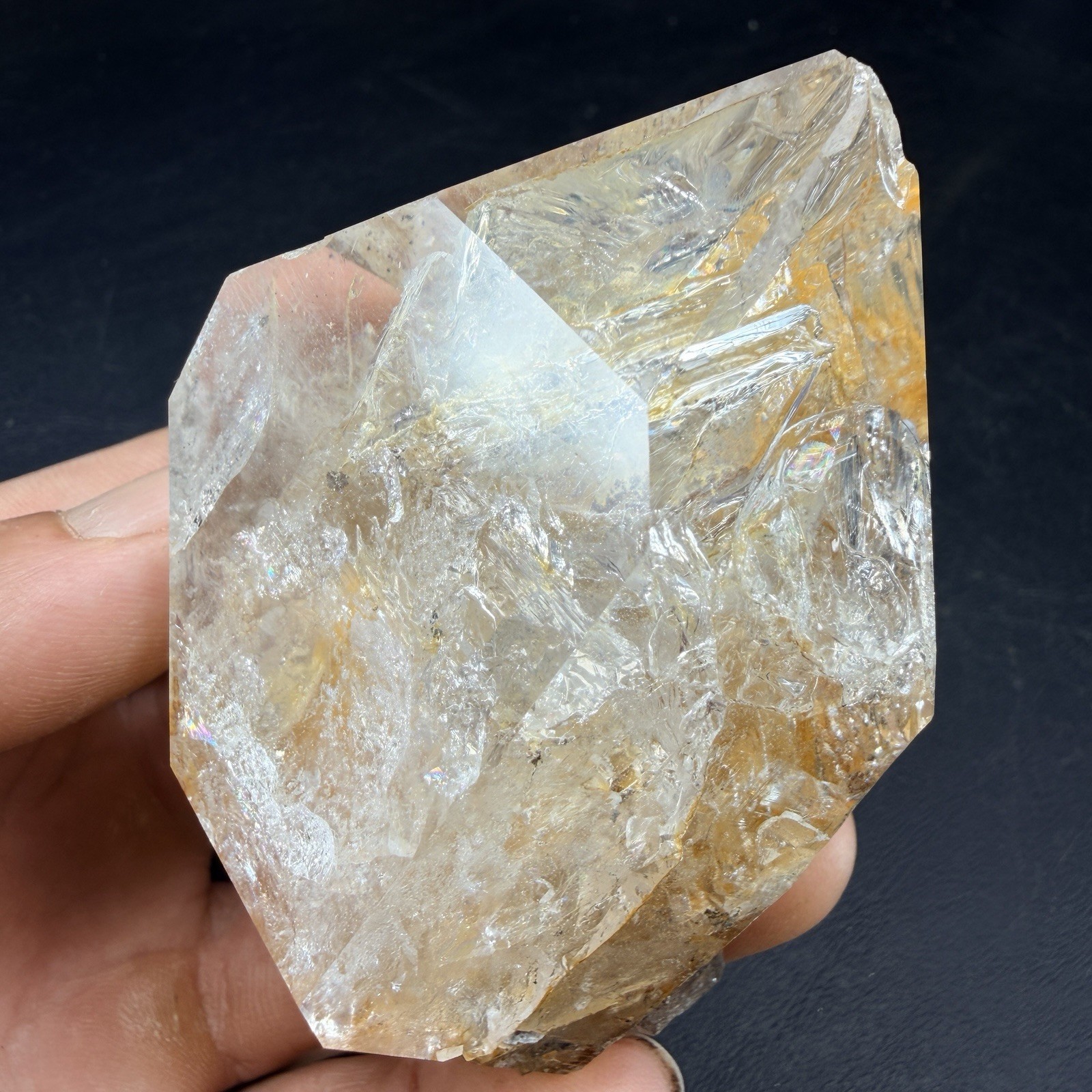 Large Herkimer Diamond Quartz Crystal Point / New York *VIDEO*