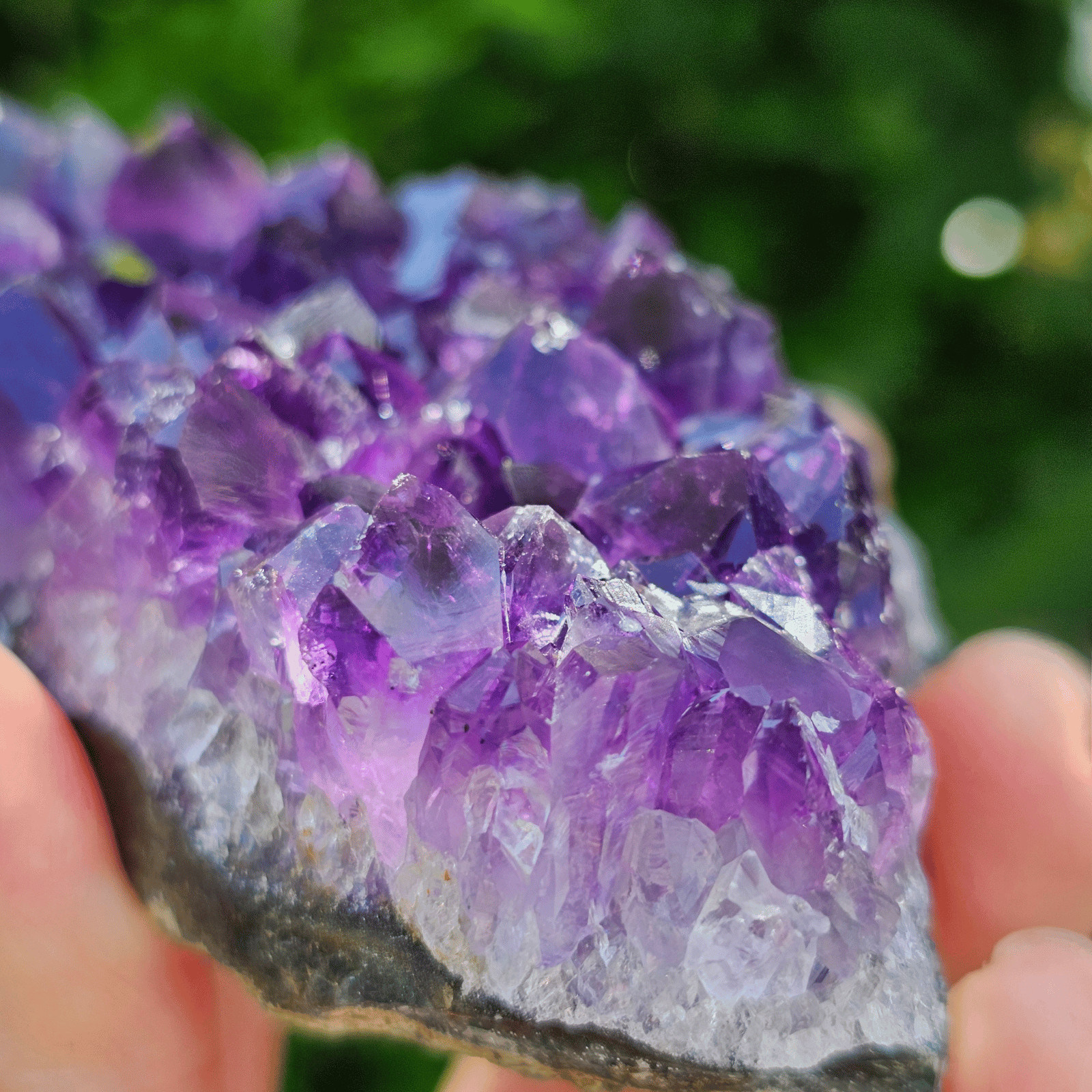 Natural Amethyst Geode Cluster Raw Quartz Crystal Healing Stone Specimen Home