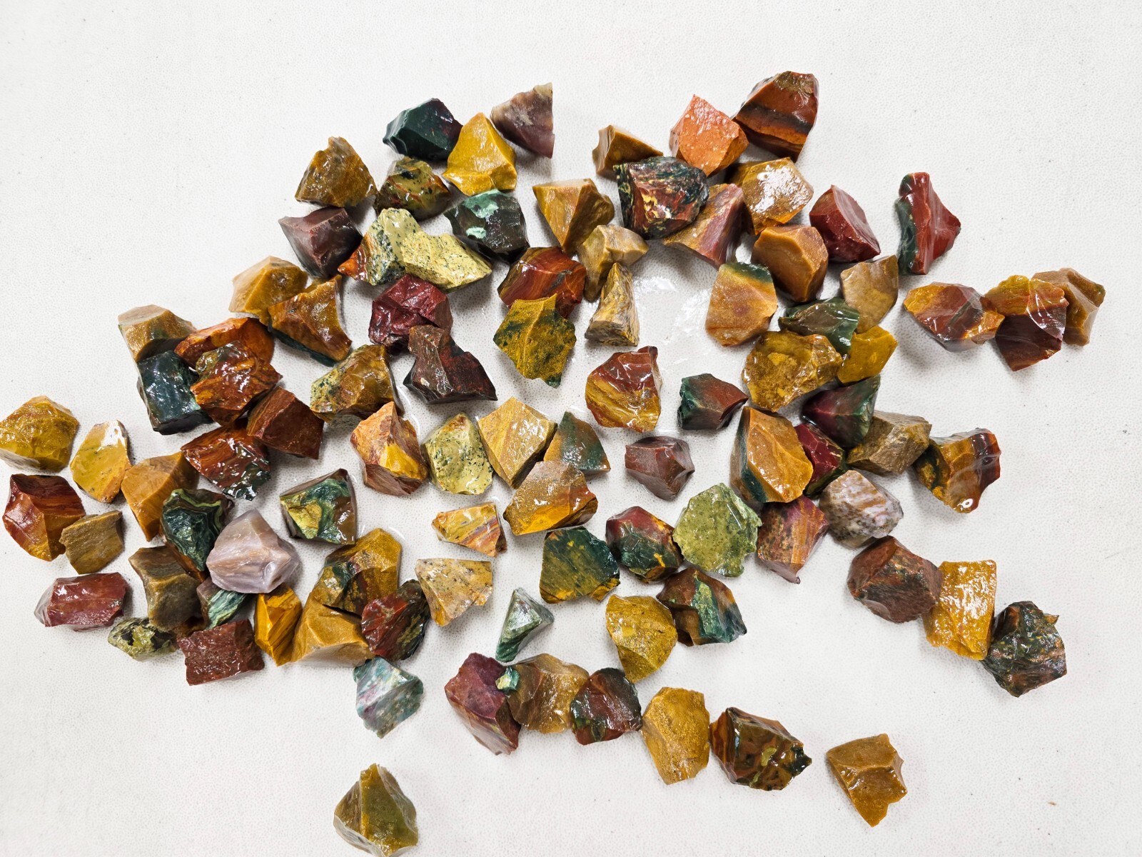 Fancy Jasper Crystal Stones Raw Rough Bulk Gems for Tumbling Healing Aquarium