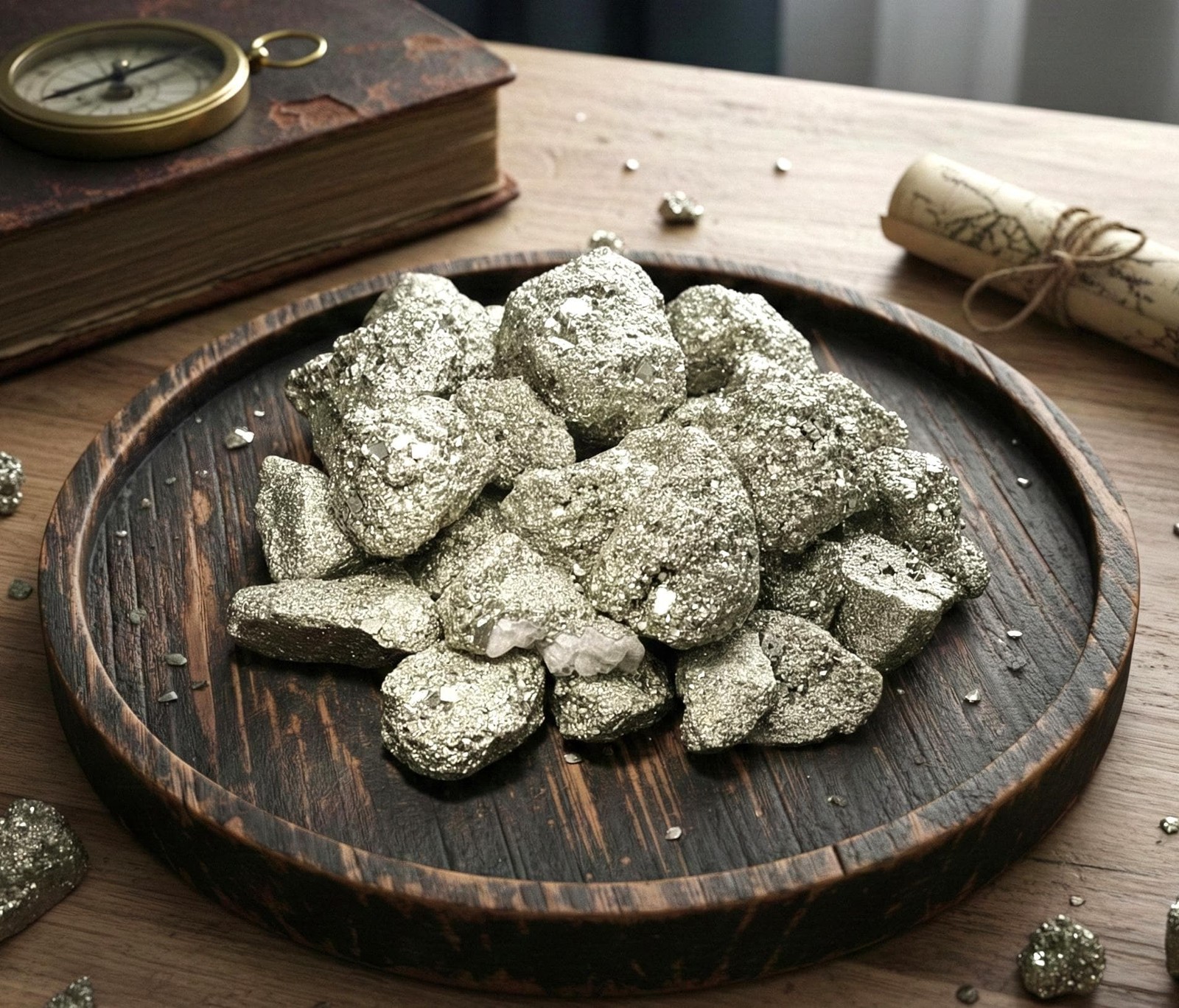 Raw Iron Pyrite Crystal Nuggets: Fools Gold, Druzy Stone (By The Piece or Pound)