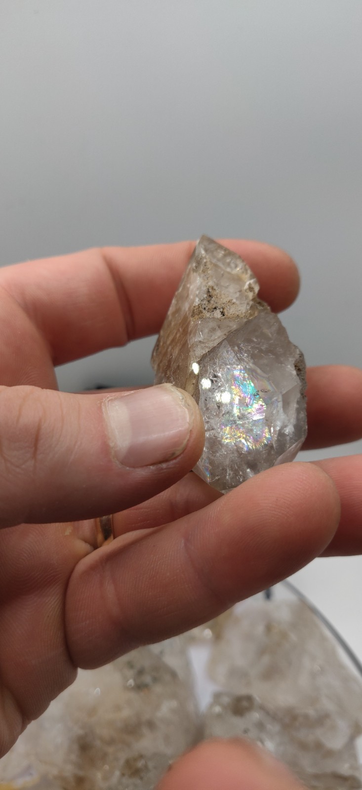 NY Herkimer Diamond *PREMIUM!* 1LB pieces/chunks- Rough, but all big and clear!