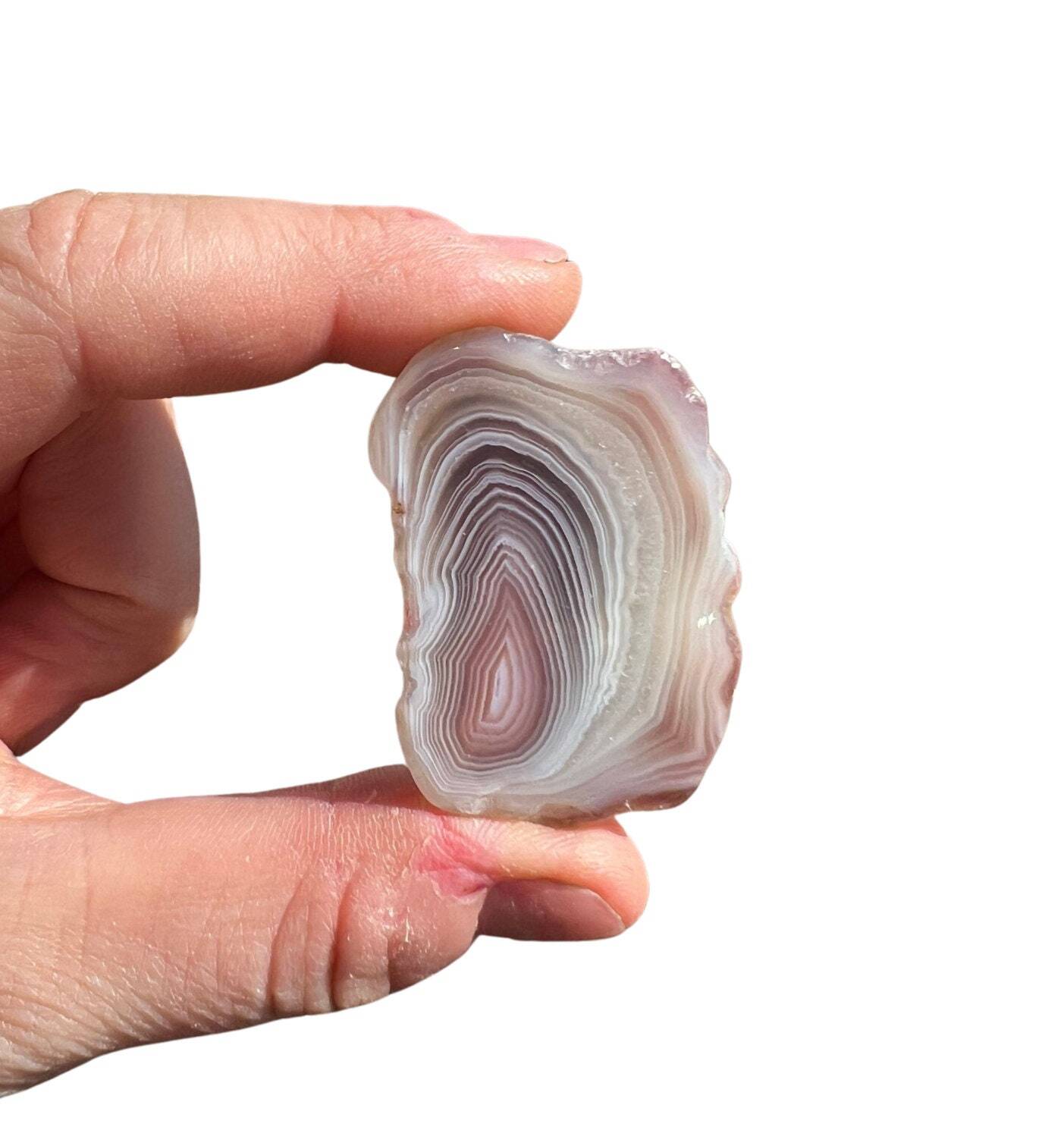 Botswana Agate Slice – Grade A, Natural Botswana Agate from Botswana