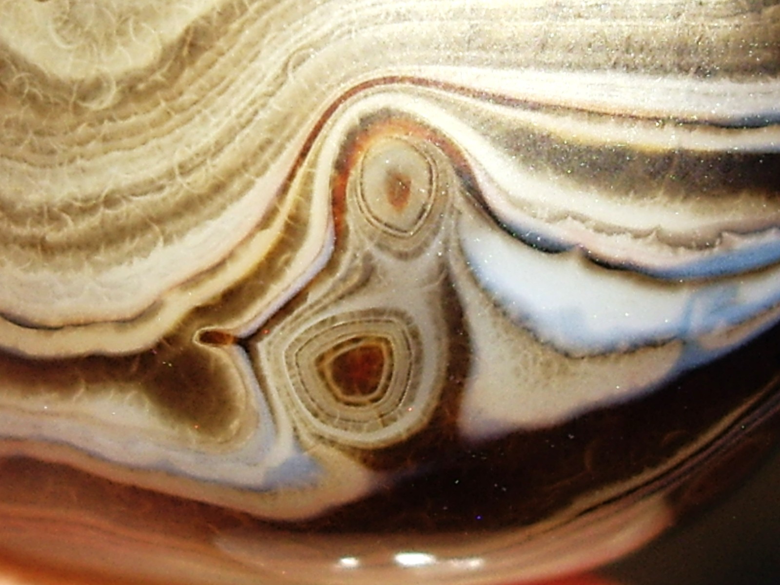 Beautiful Translucent Banded Agate Polished Pebble from Madagascar 28.6g