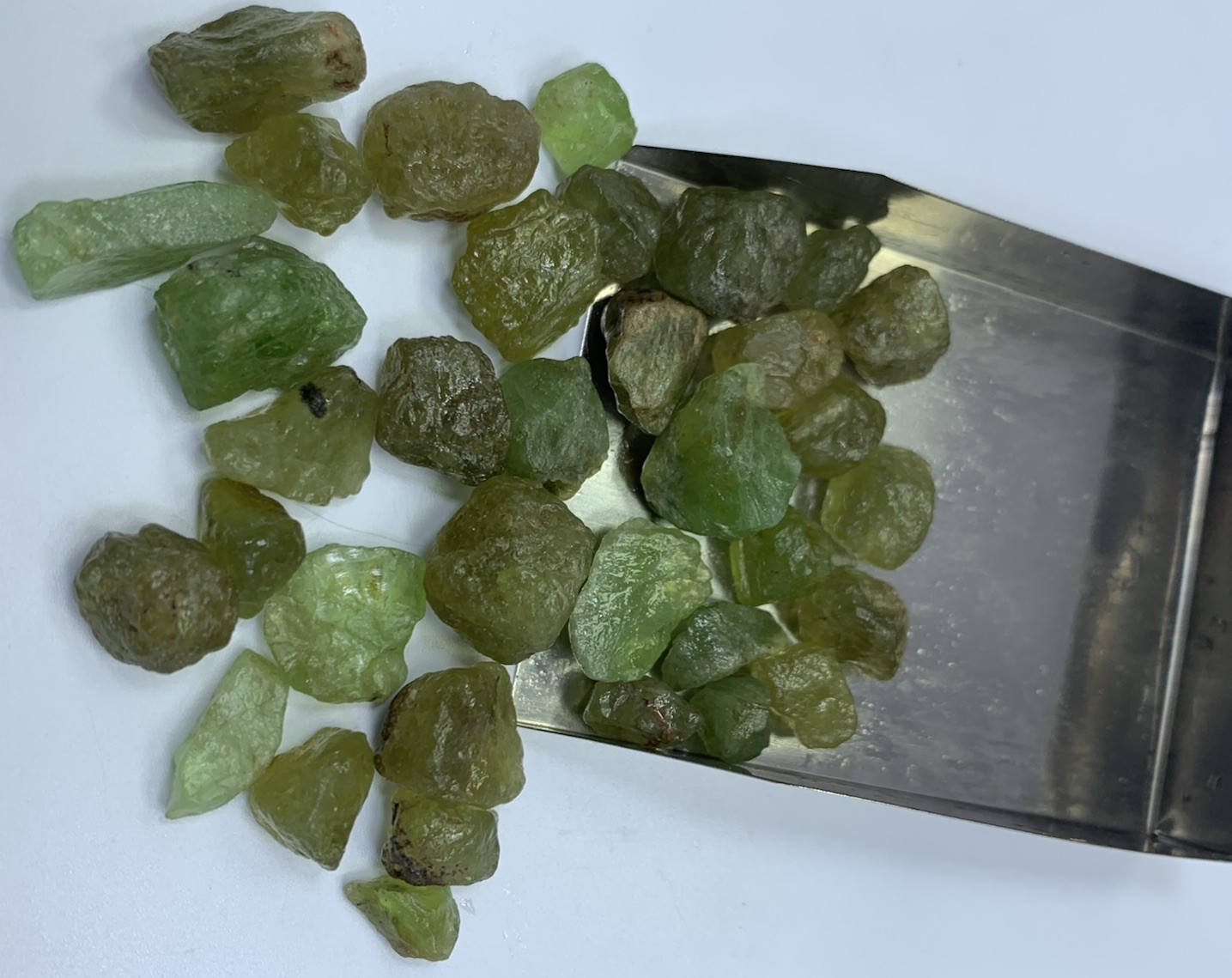 270 Ct Natural Rough Lot Peridot From Pakistan