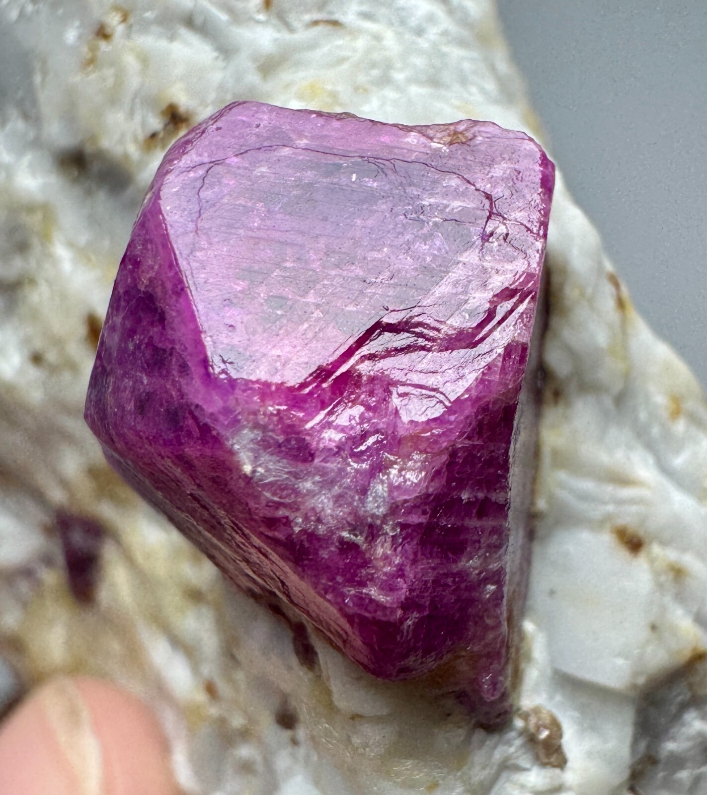 Top Ruby Huge Crystal On Matrix From Jegdalek @Afghanistan. 155 Gram