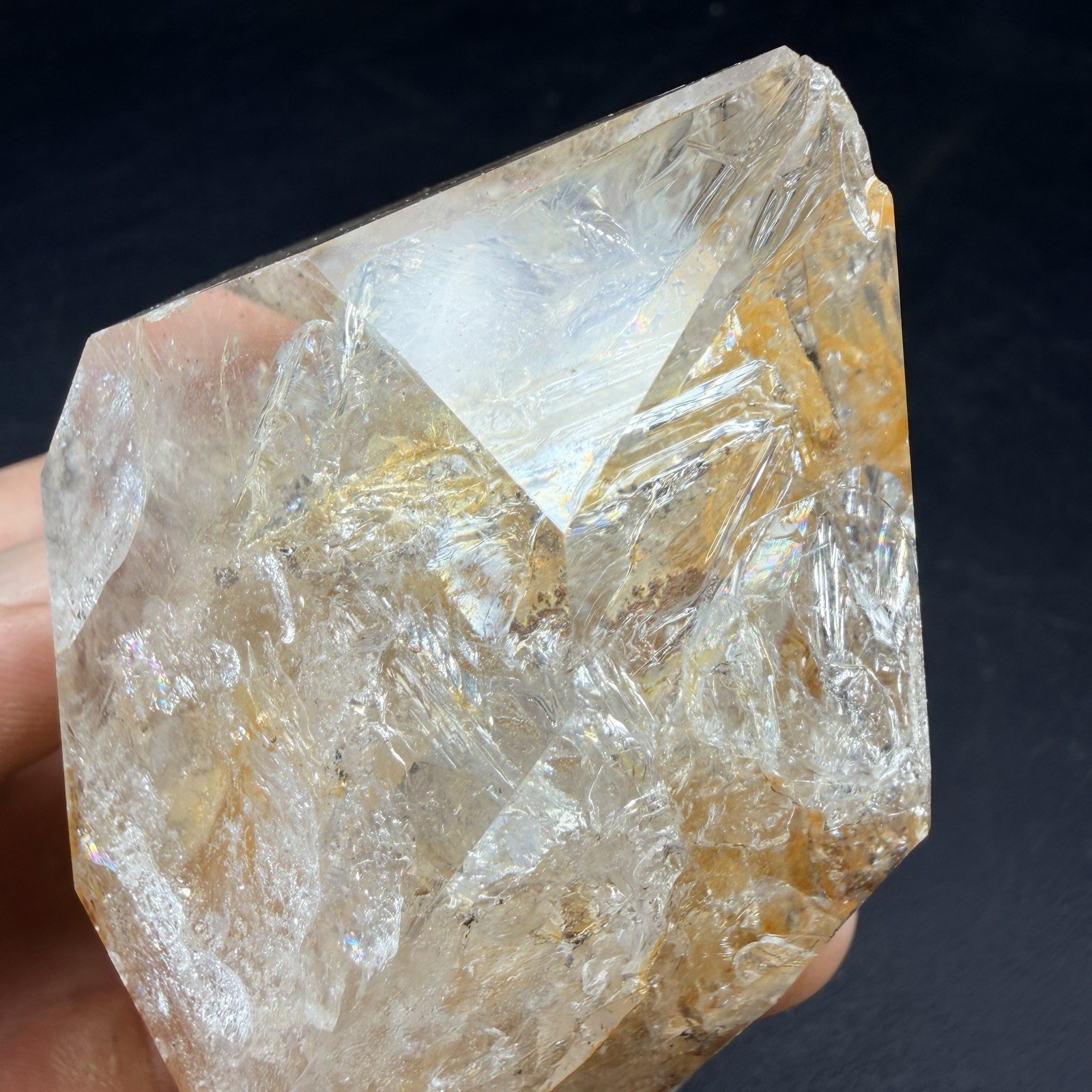 Large Herkimer Diamond Quartz Crystal Point / New York *VIDEO*