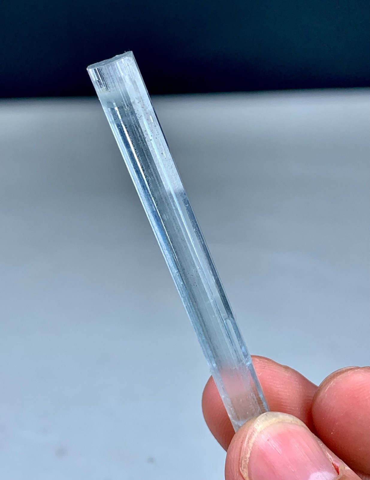 06g Natural Transparent Aquamarine Crystal From Shigar Valley Pakistan