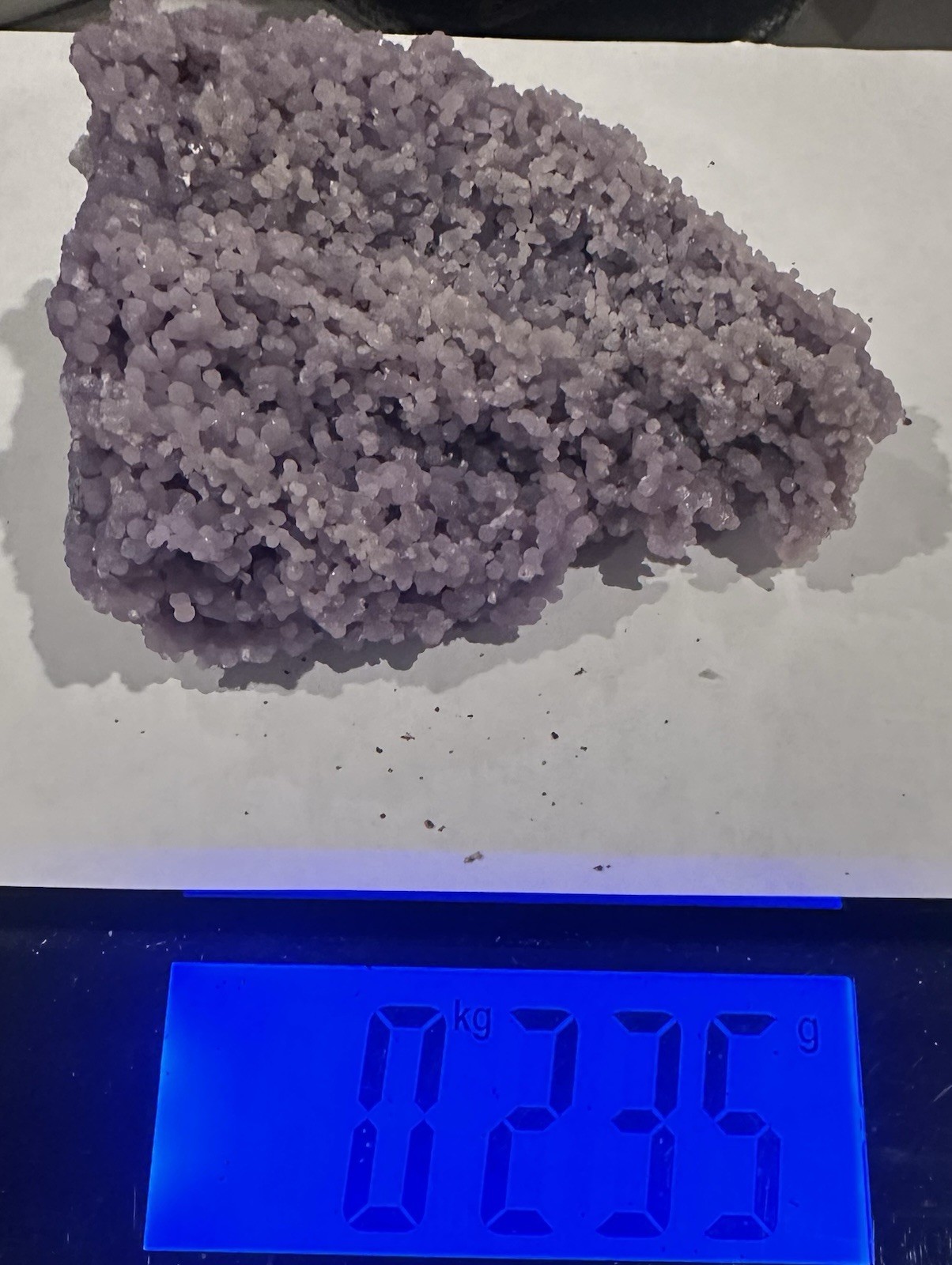 235 gram 4×4″ Grape Amethyst/Agate Quartz from Indonesia – Fine Mineral Specimen