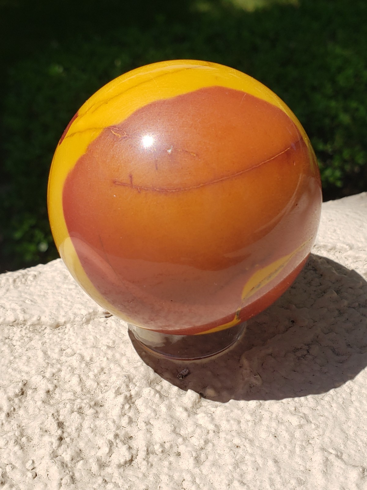 2.5″ Mookaite Jasper Crystal Sphere Ball Orb, 341g or 12 oz