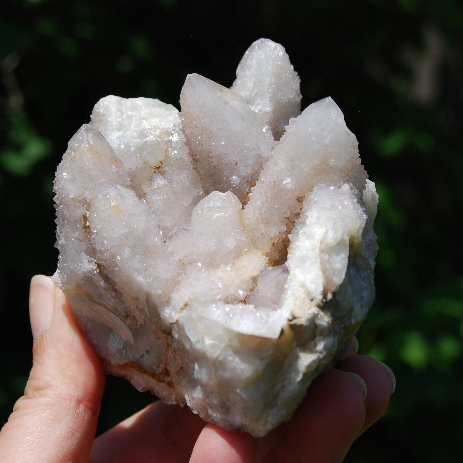 3in 394g Large Trigonic Record Keeper Ametrine Spirit Quartz Crystal Cluster, So