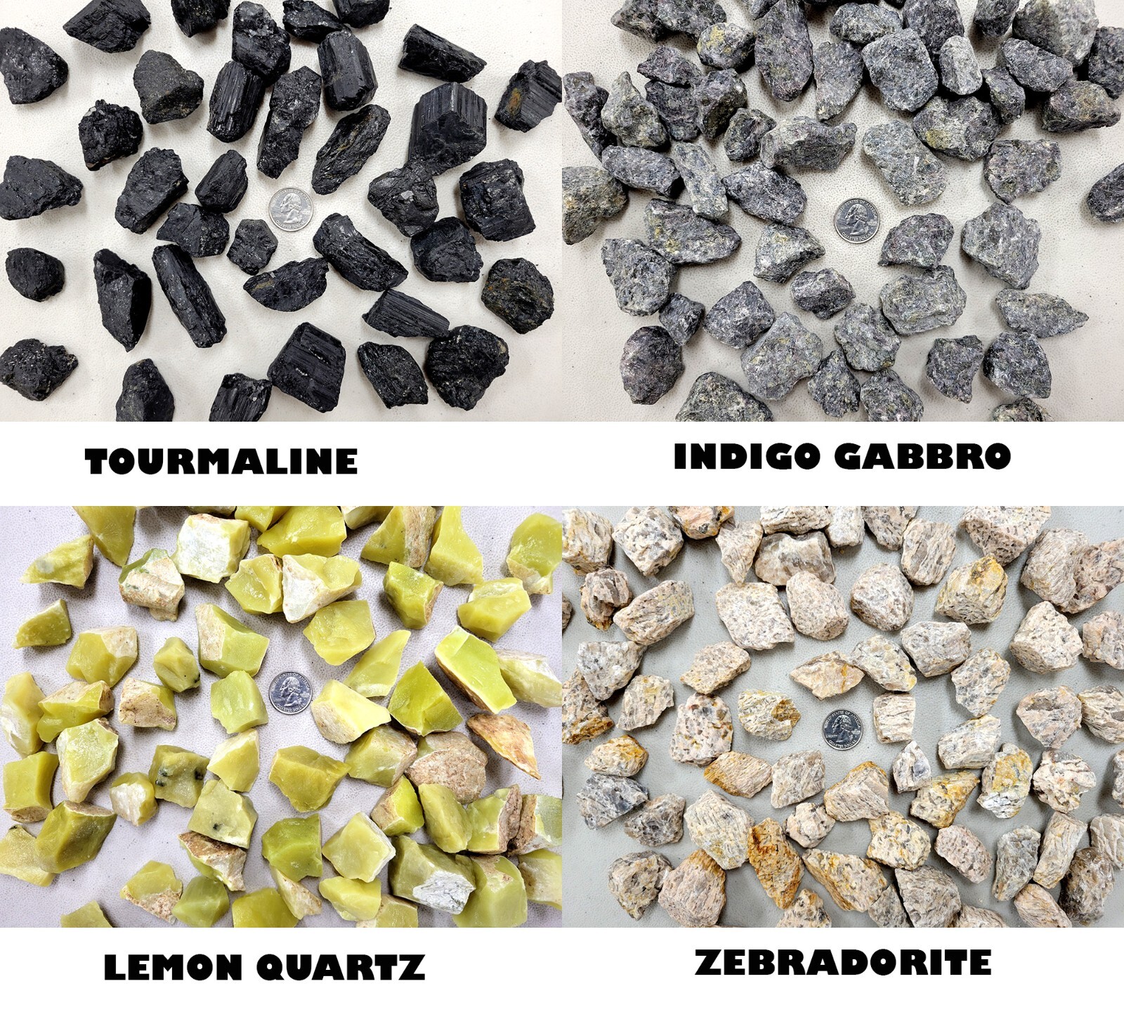 Natural Crystals & Stones Raw Rough Bulk Wide Variety Healing Gemstones