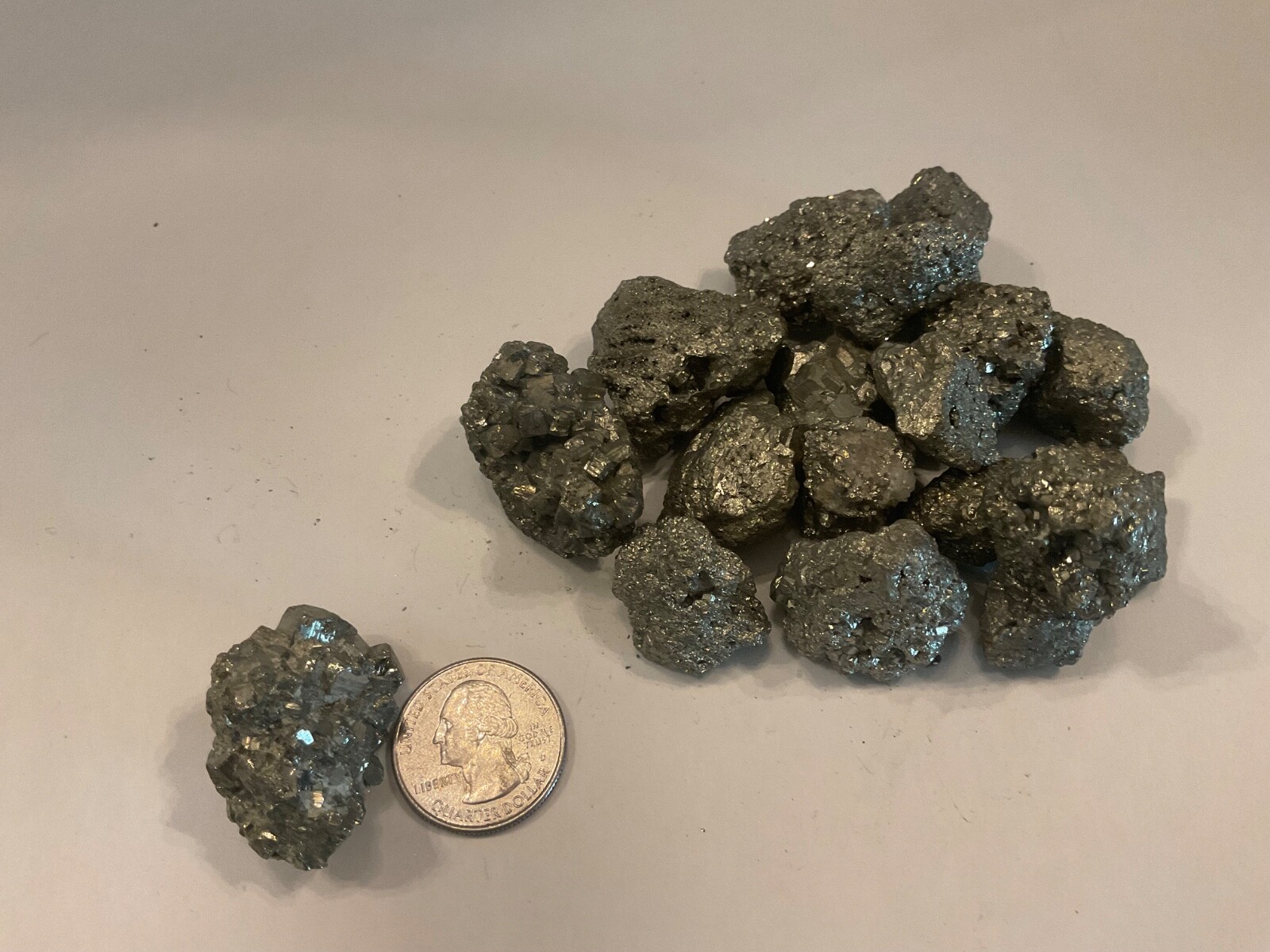 2-4cm Raw Rough Pyrite Stone Mineral Rocks Reiki Healing Energy Crystal