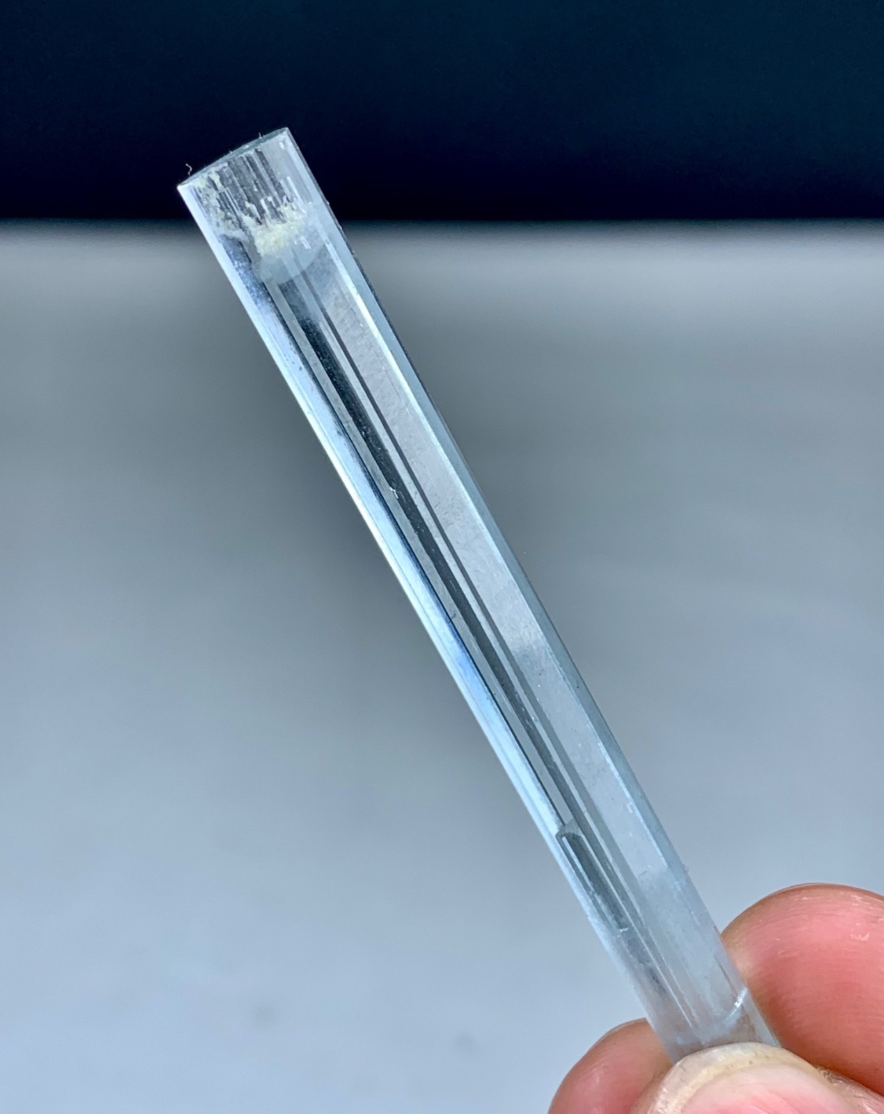 06g Natural Transparent Aquamarine Crystal From Shigar Valley Pakistan