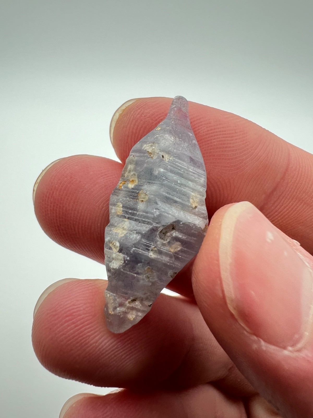 Gem Blue Double Terminated Sapphire Crystal, Mineral Specimen from Sri Lanka