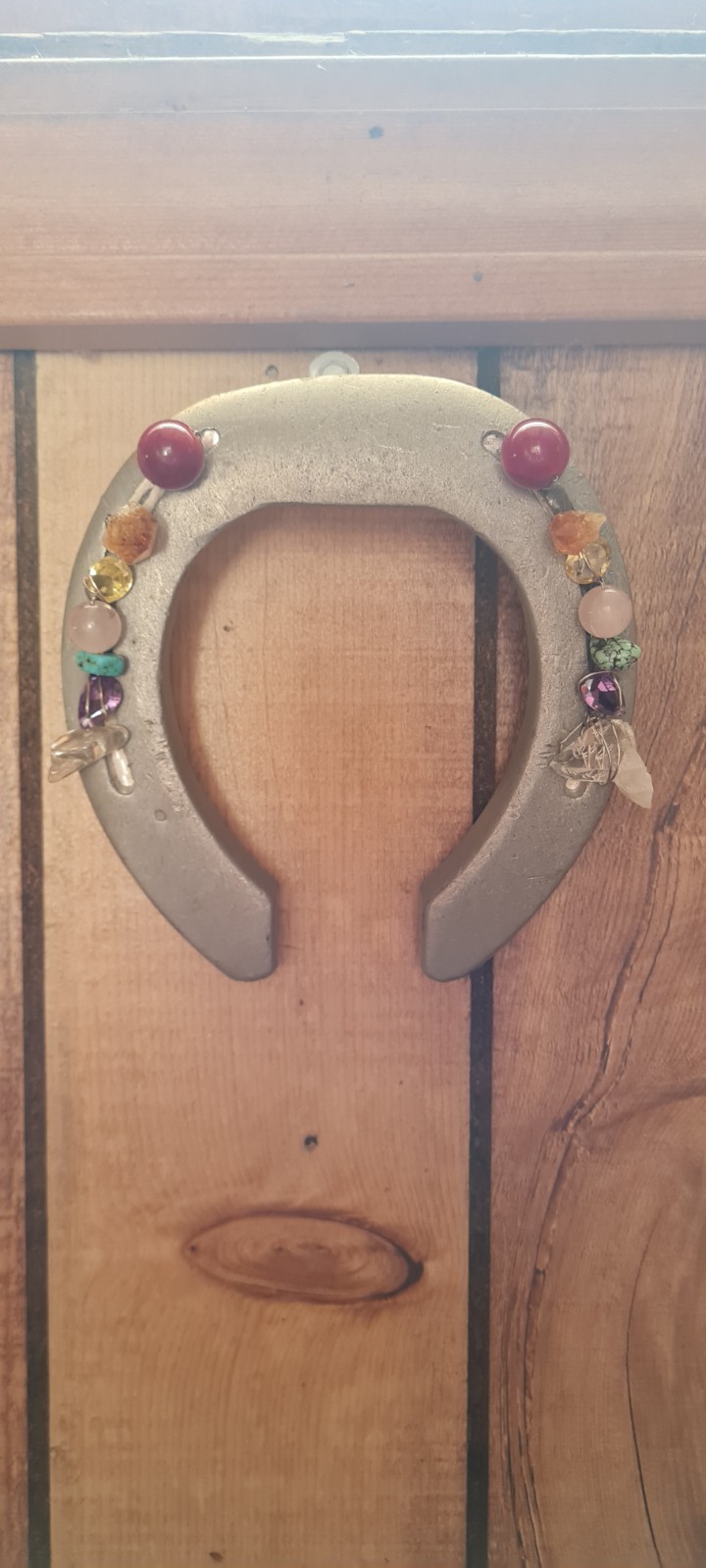 Chakra Alignment Aluminum Horseshoe Farmhouse Decor