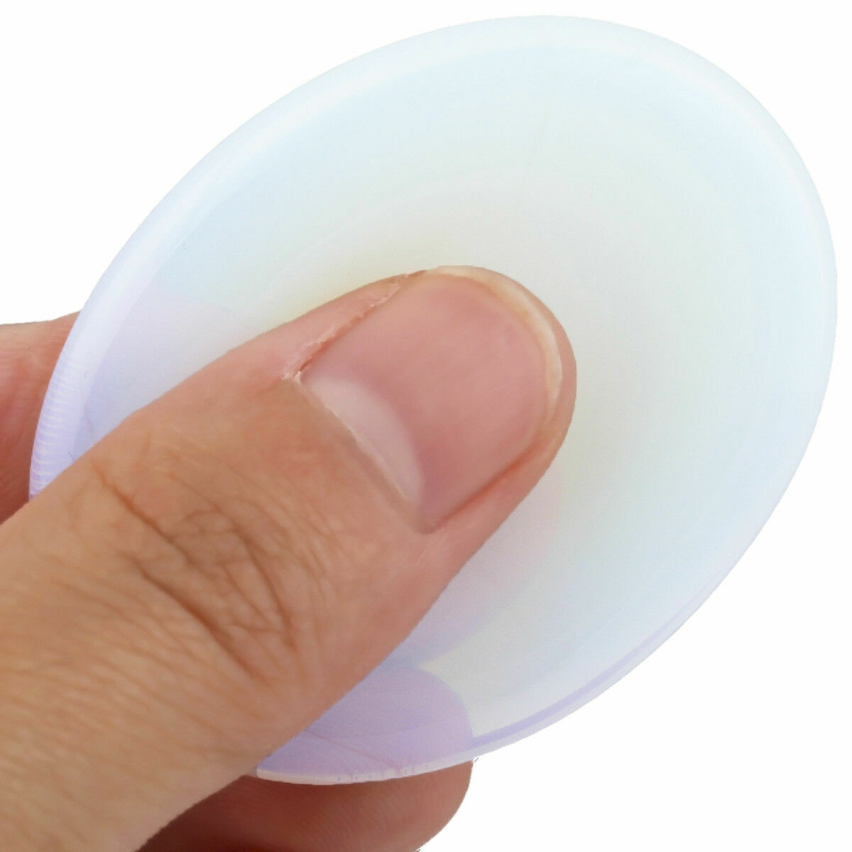 Healing Crystal Oval Thumb Worry Stone Pocket Palm Stone Chakra Reiki Meditation