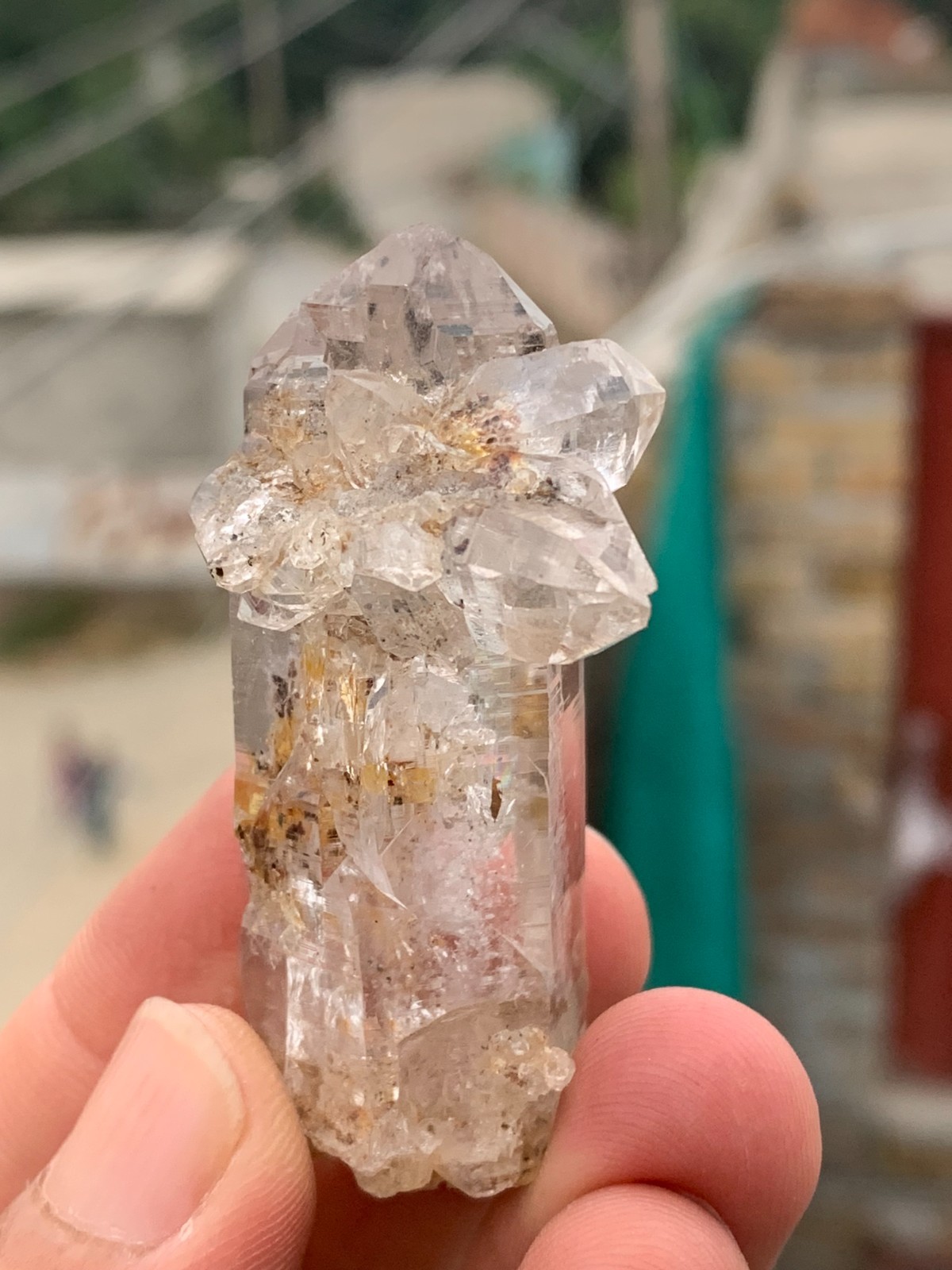 35 grams AAA Grade Garden Quartz (Lodolite) Point – Thousand Layers Formation