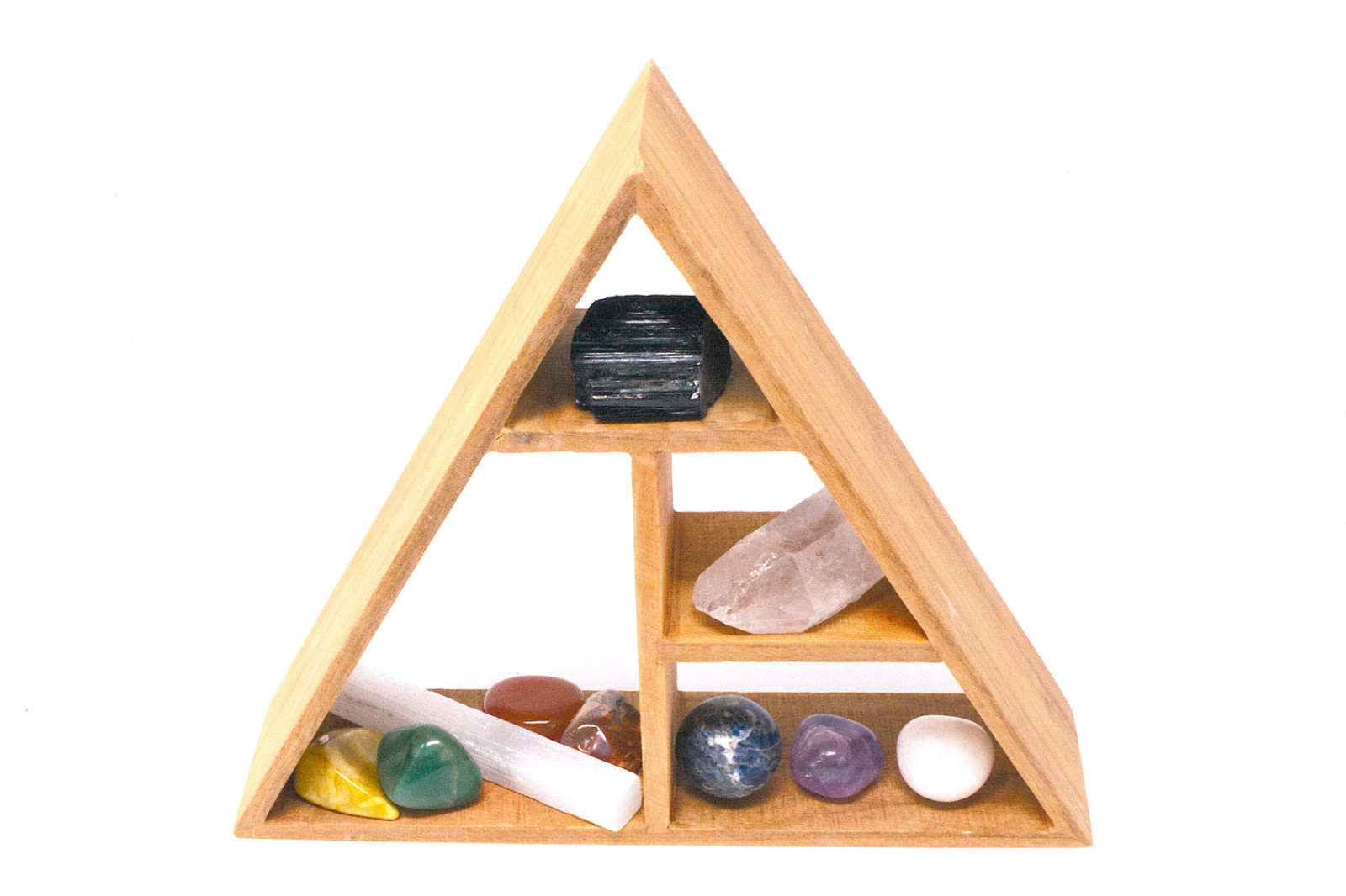 7 Chakra Crystal Set | Healing Stones, Selenite, Tourmaline (Beginner)