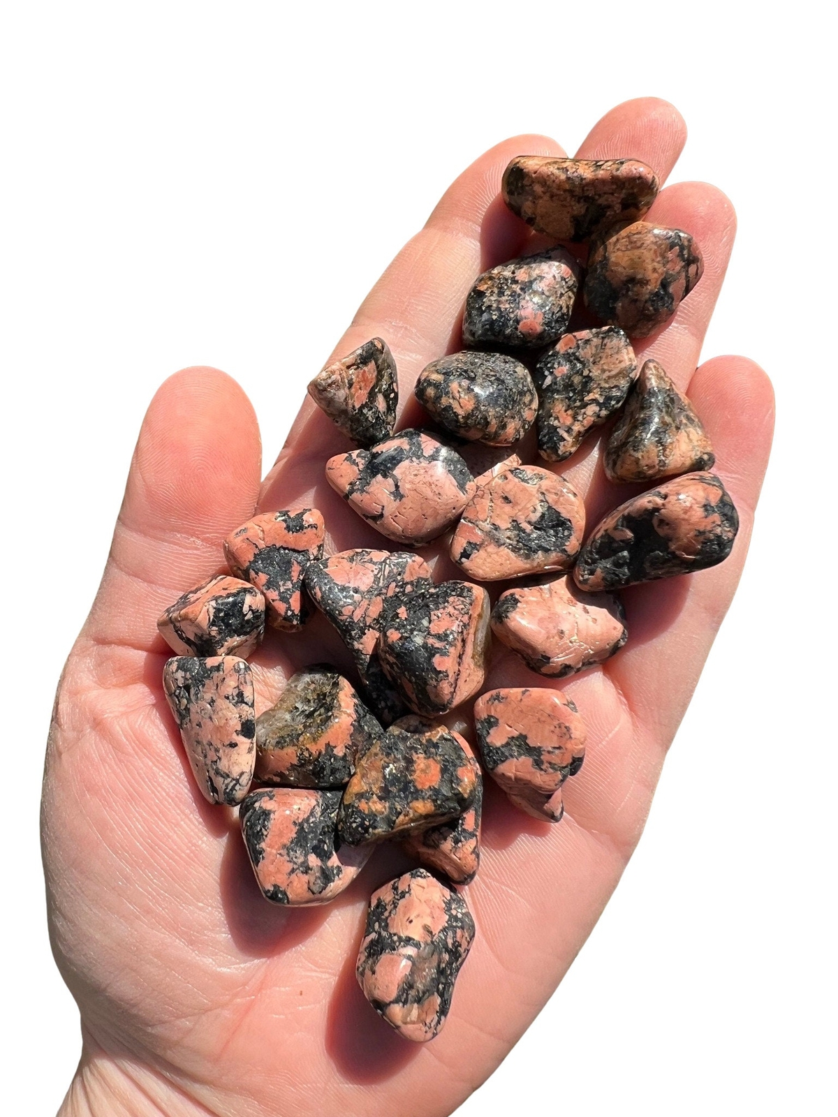 Luxullianite Tumbled Stone, Natural Luxullianite Crystal from United Kingdom
