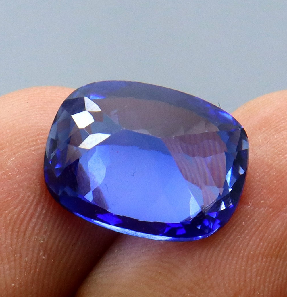 9.90 Ct Certified Blue Sapphire Loose Gemstone Cushion Cut Natural AAA+ Quality