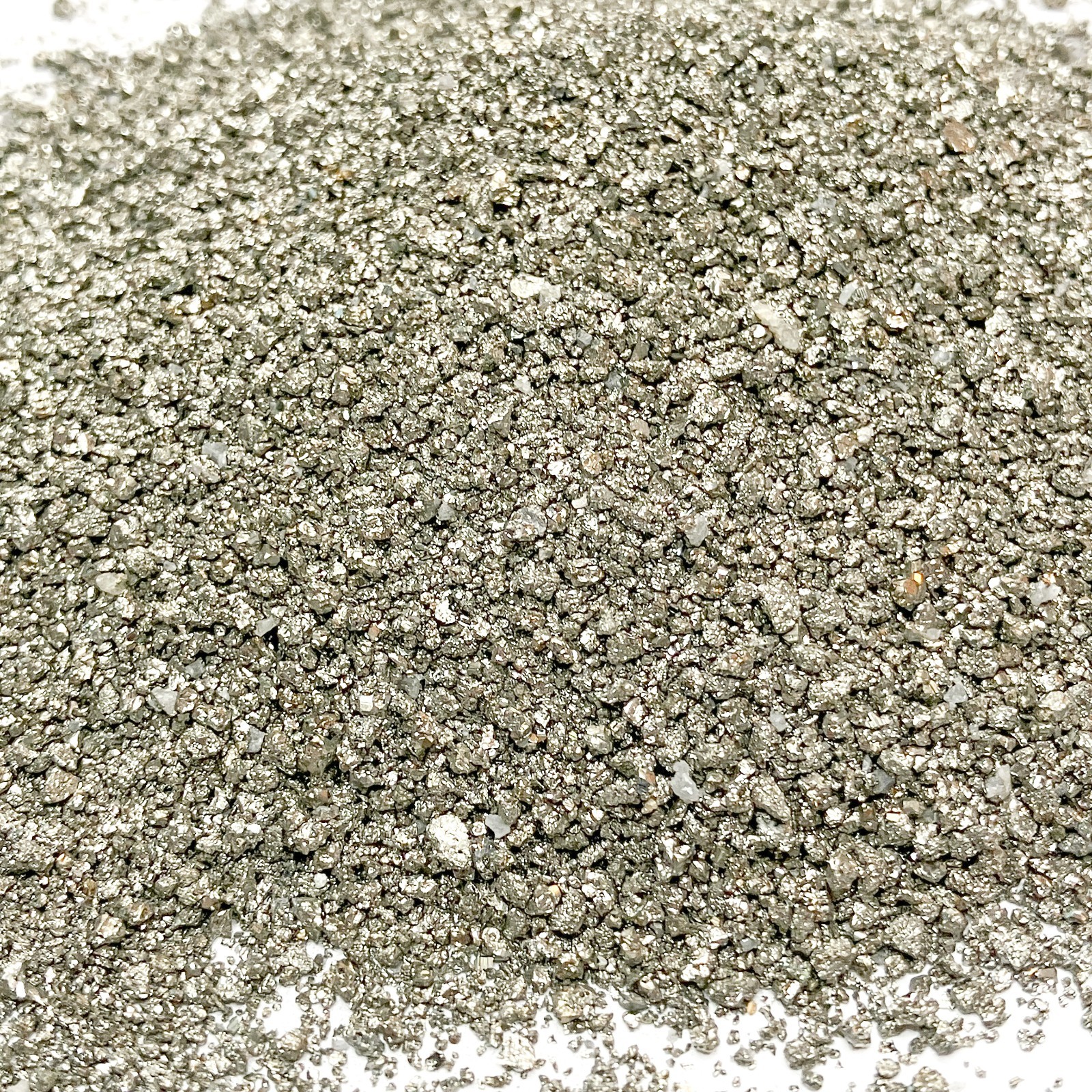 Crushed Cocada Pyrite Sand, 0.25mm-2mm for Resin Jewelry & Art, Closeout Deal