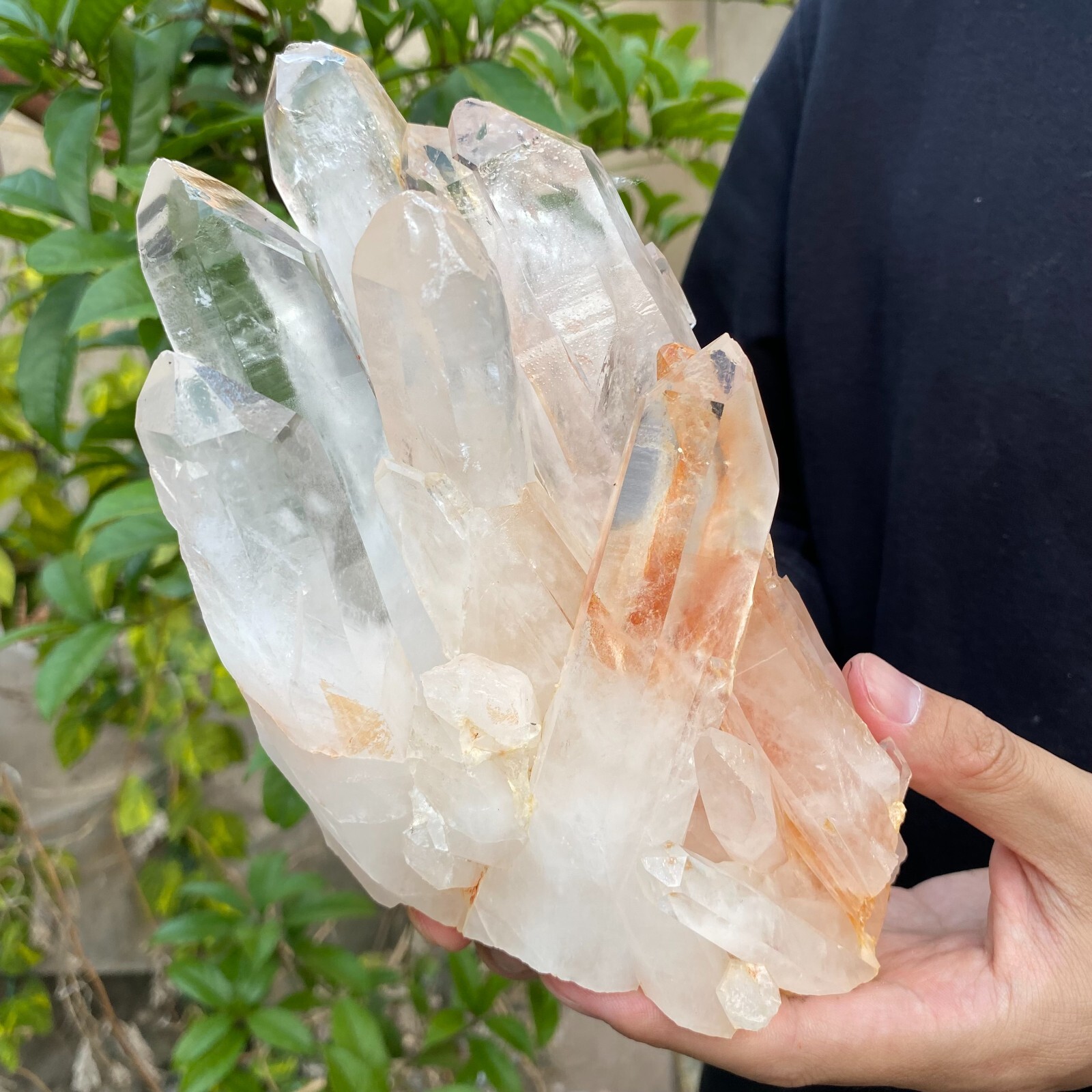 3.9lb Natural Clear White quart Crystal Cluster Raw Healing Specimen