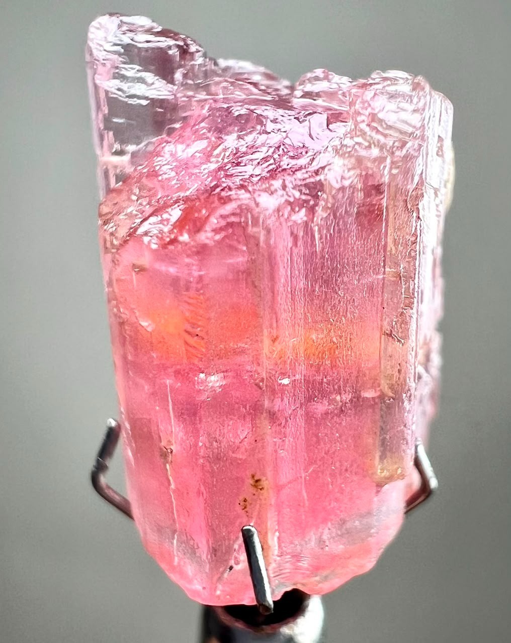 17CT ,High Quality Natural Pink Tourmaline Crystal From Paprok @Afghan