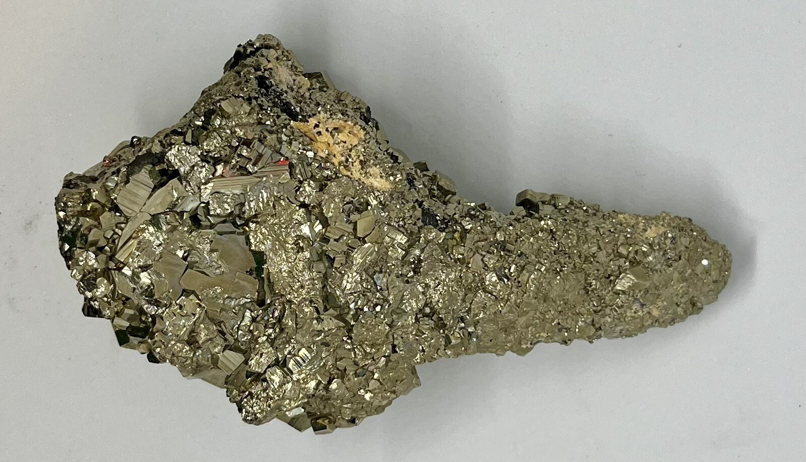 Rhombic PYRITE Crystal Cluster 100% Natural From Peru