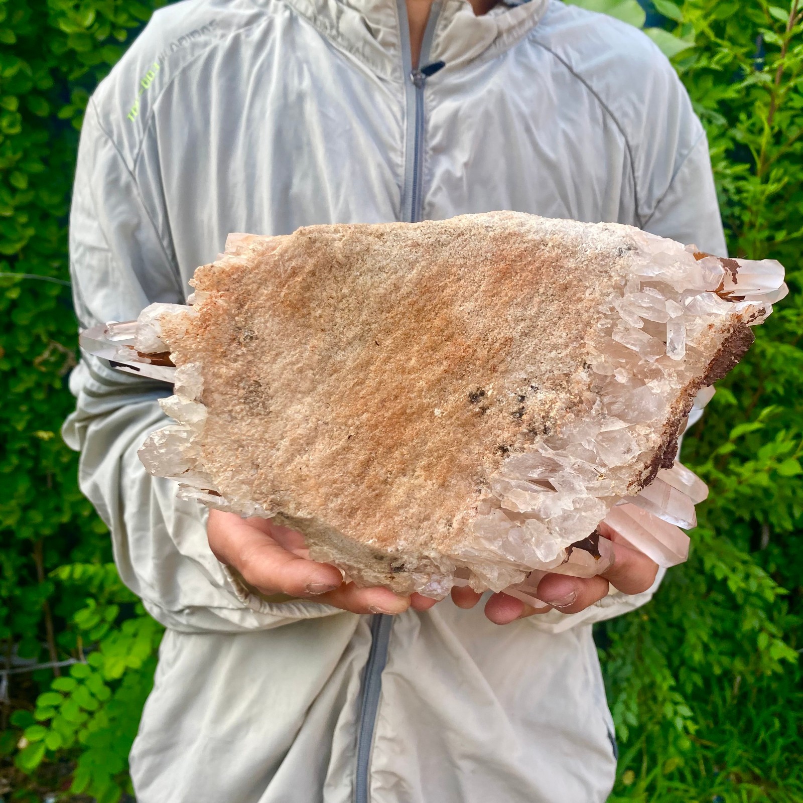 8.15LB Large Natural Clear White Crystal Quartz Cluster Energy Healing Specimen