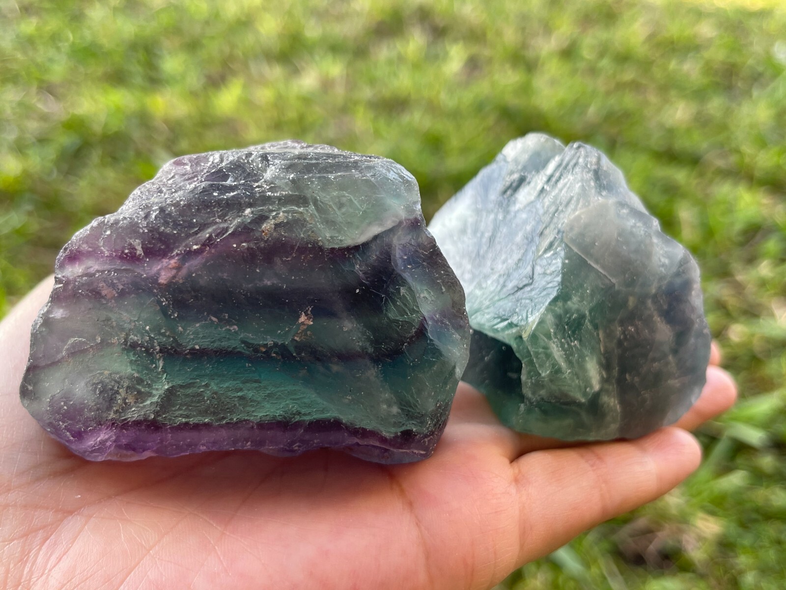 Grade A++ Extra Large Fluorite Raw Natural Stone, Fluorite Rough, Pick a Weight