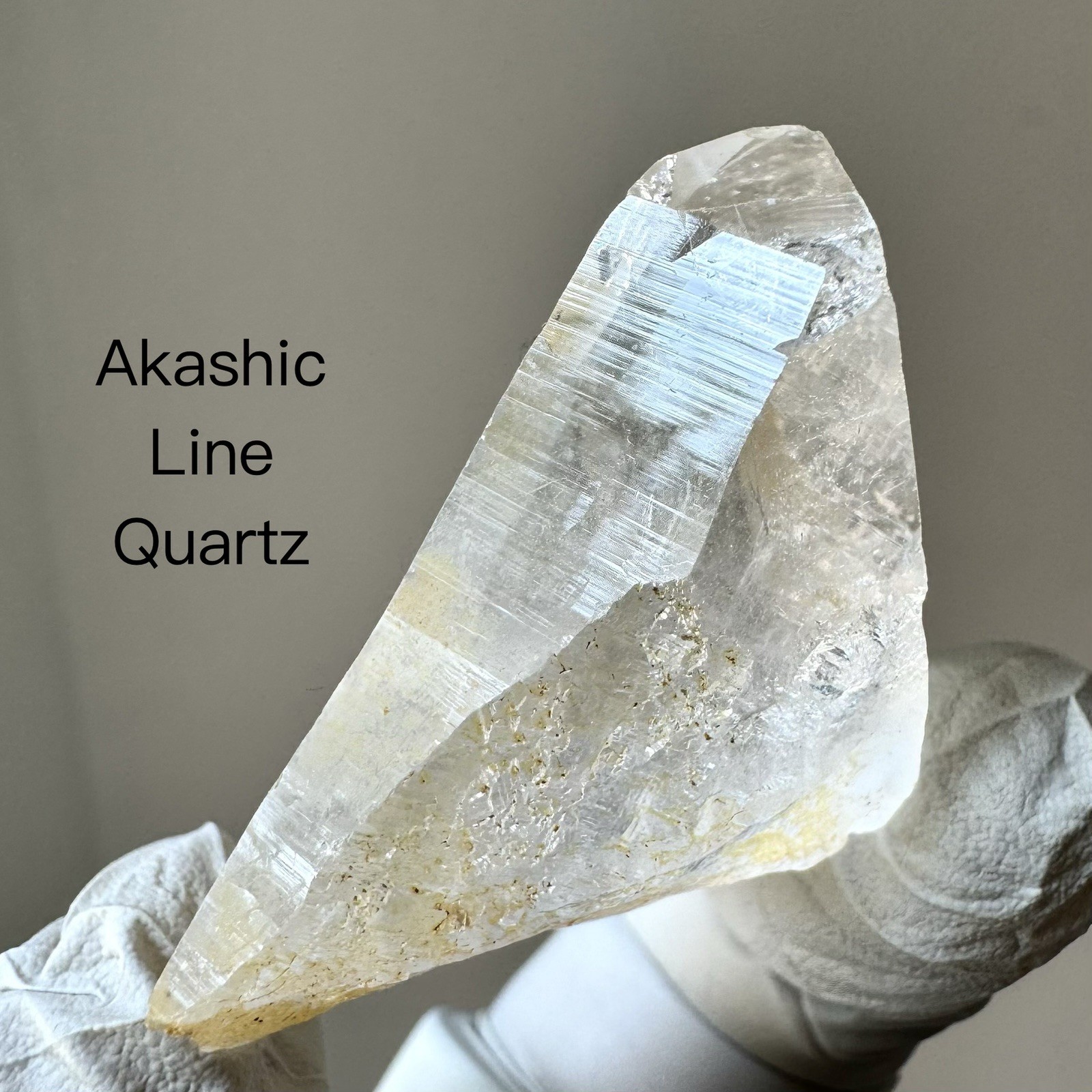 “Golden Triangle”Ganesh Himalayan Nepal Quartz Nirvana Record Keeper Crystal