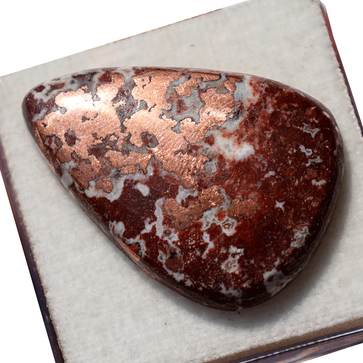 4 Pcs Natural Copper Dolomite Hi-Grade Collectible Teardrop Crystal Specimens
