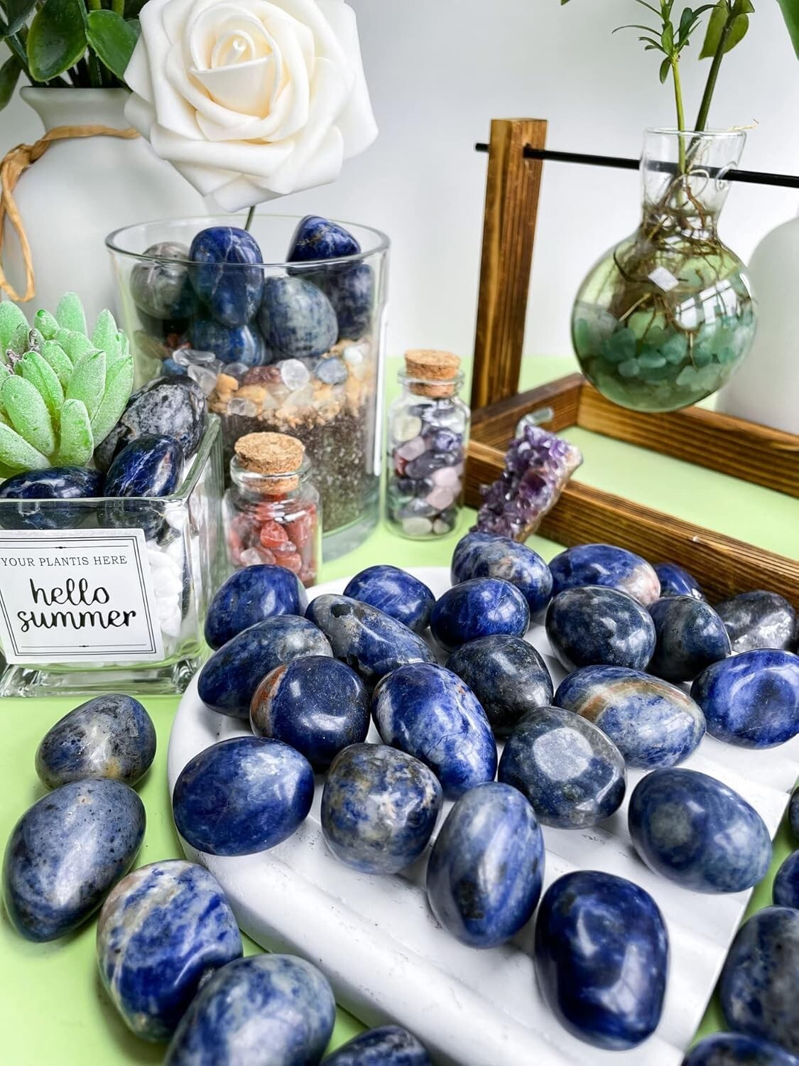 Crystals Bulk Natural Irregular Polished Stones Tumbled Rocks Sets Landscape Dec