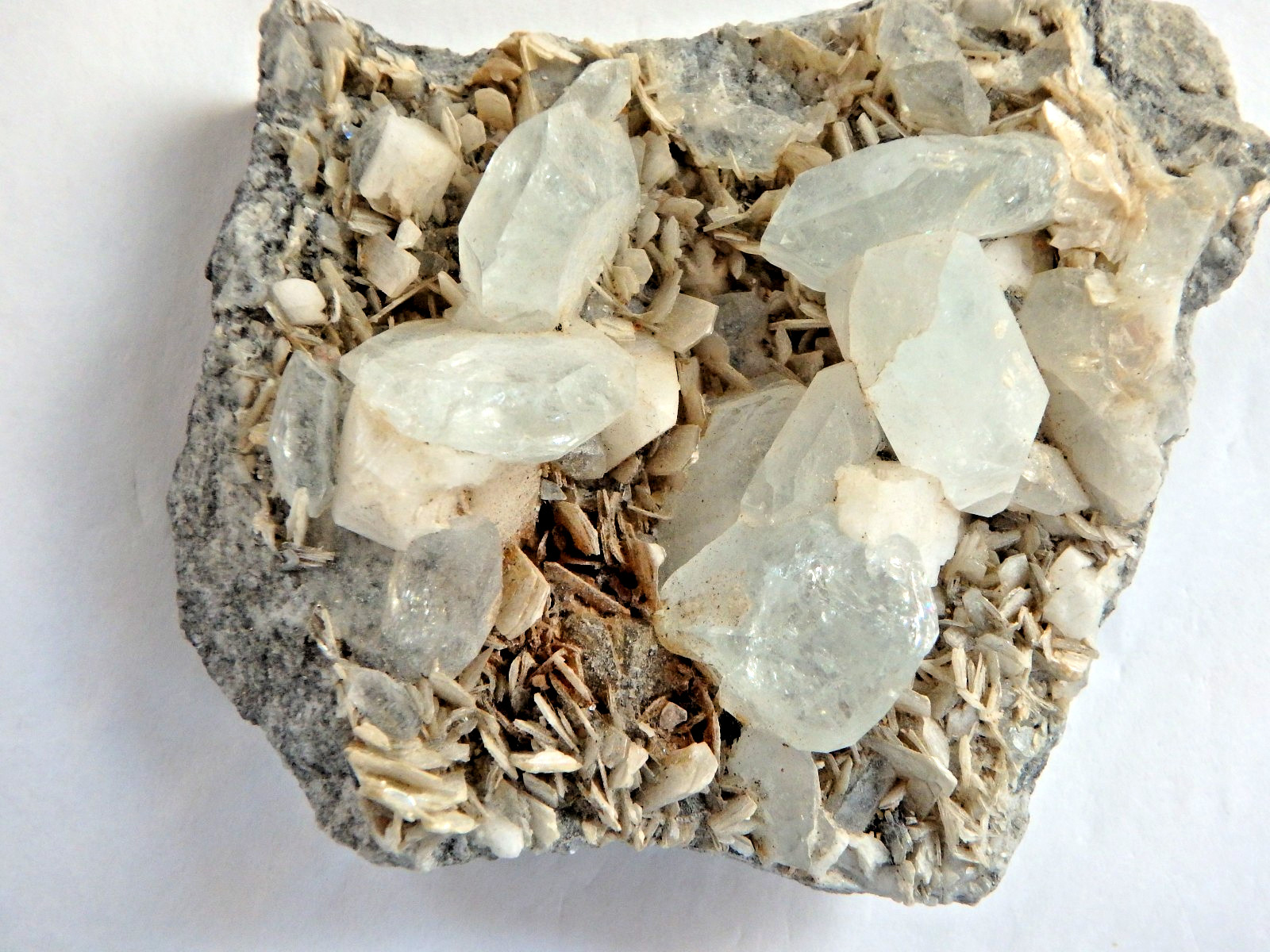 Crystal Aquamarine Beryl with Muscovite $35 Pingwu Beryl , China 105.7 grams
