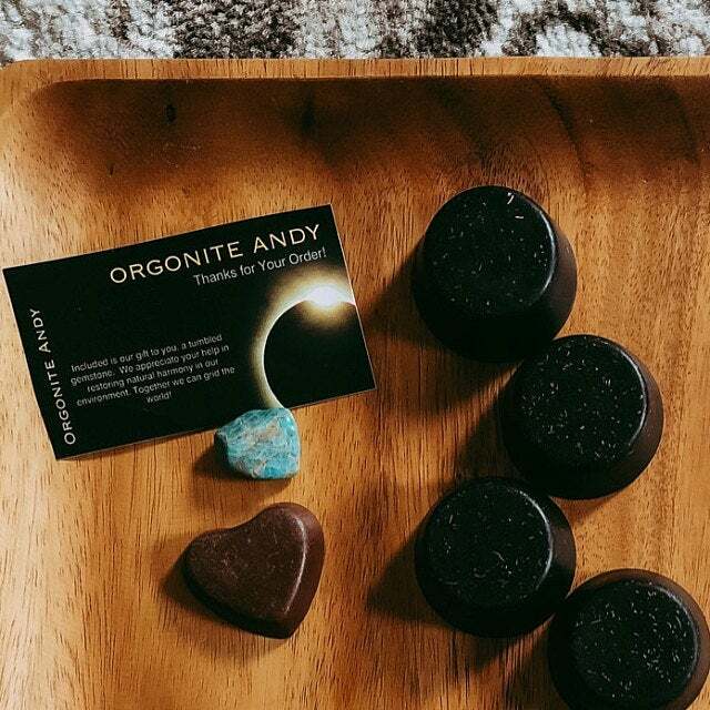 Black Sun Orgonite® Small Tower Busters – Orgone Generators® with Shungite