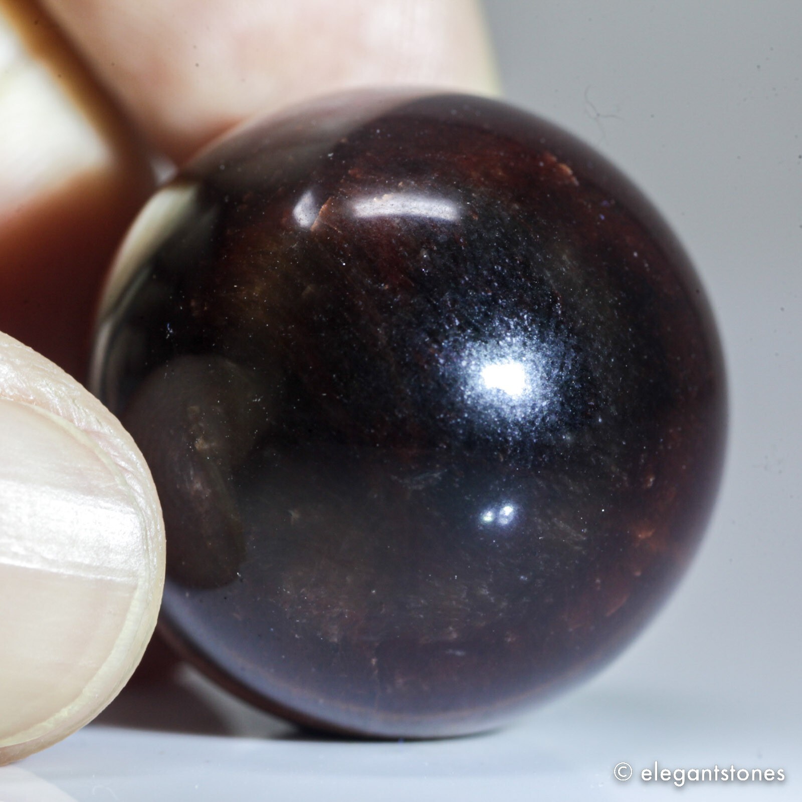 24g26mm Red Tiger Eye Sphere Crystal Ball Natural Quartz Healing Gemstone Chakra