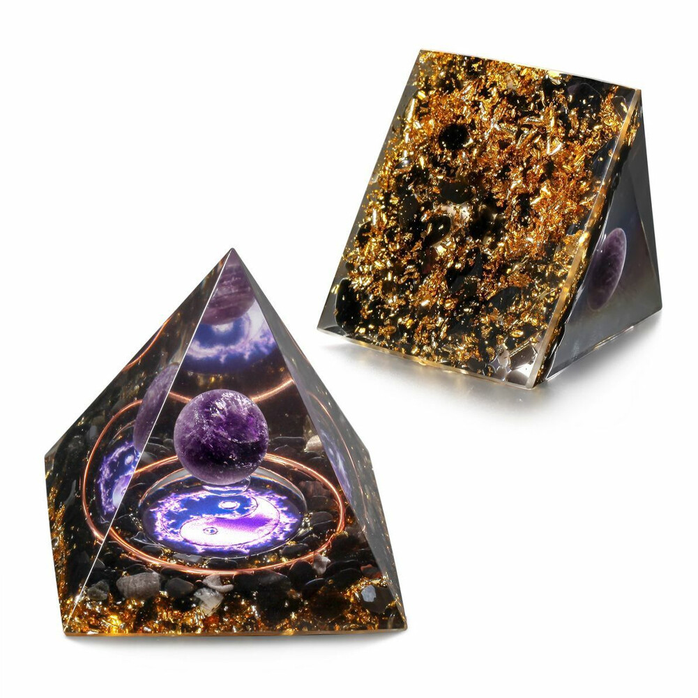 Orgone Pyramid Energy Generator Emf Protection Healing meditation Orgonite USA